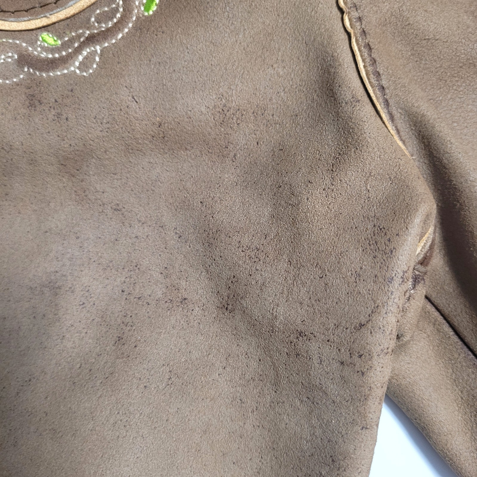 Lederhosen Shorts w/suspendes-Trachten Style-German-Oktoberfest Wear-Sz 60-READ