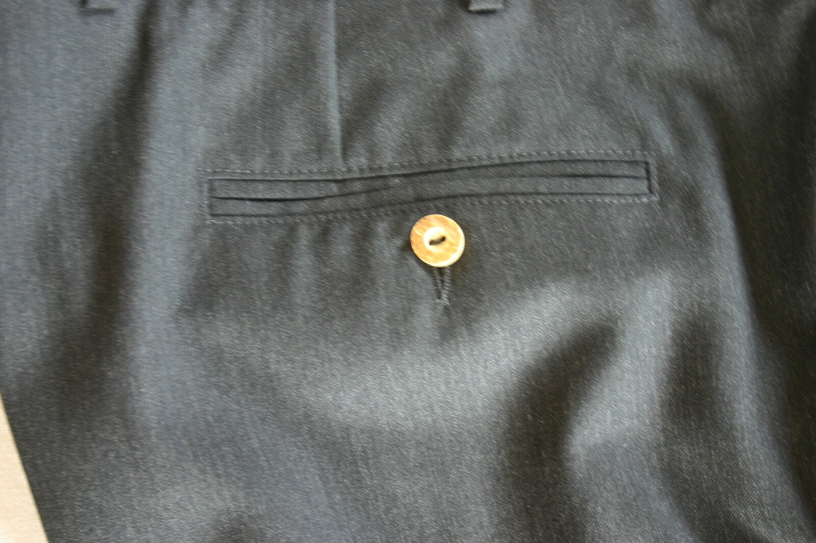 Traditional pants dress pants trousers costume suit virgin wool deer horn gray 31