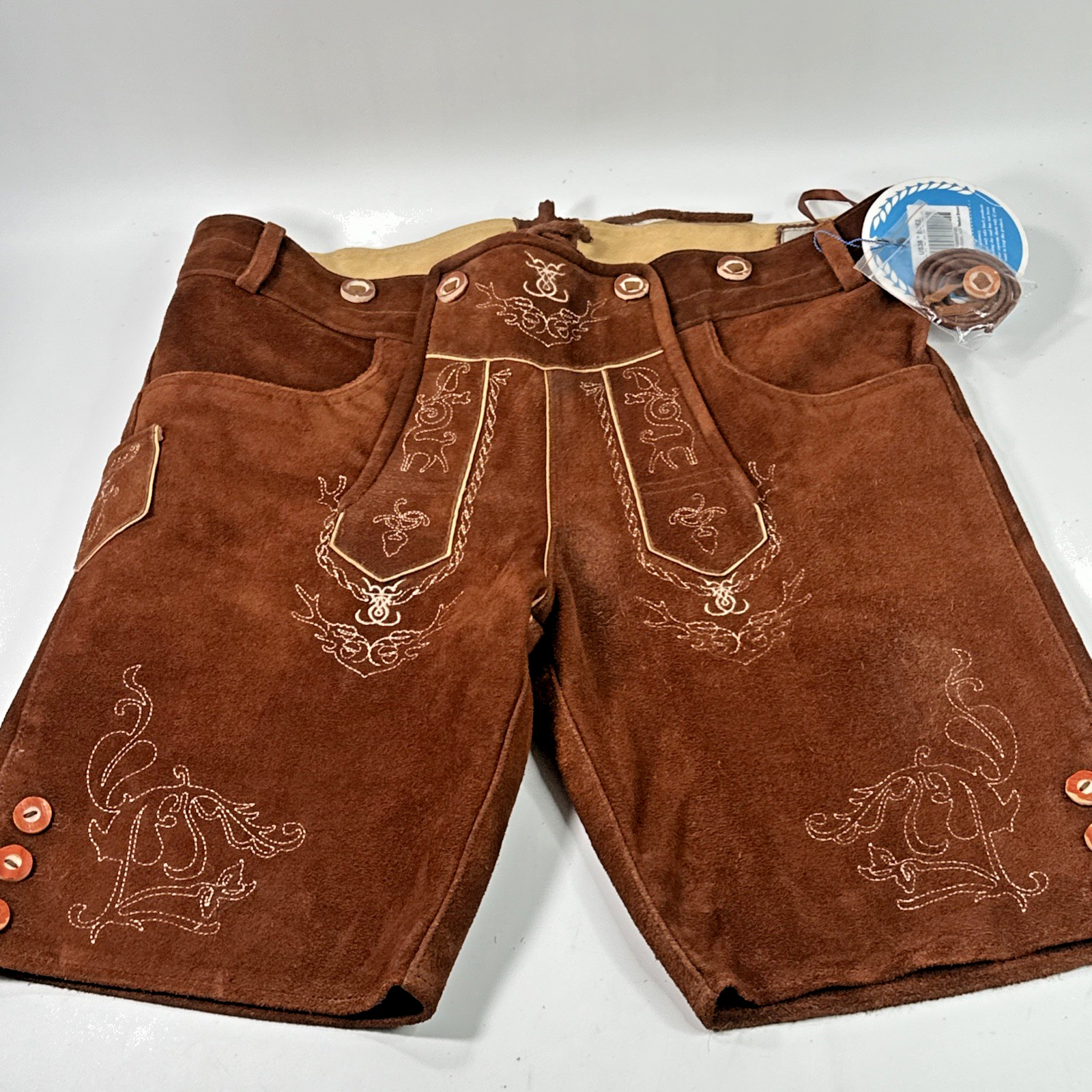 Schoneberger Trachten Couture Alpenjager Shorts ONLY EU 52 / US 36