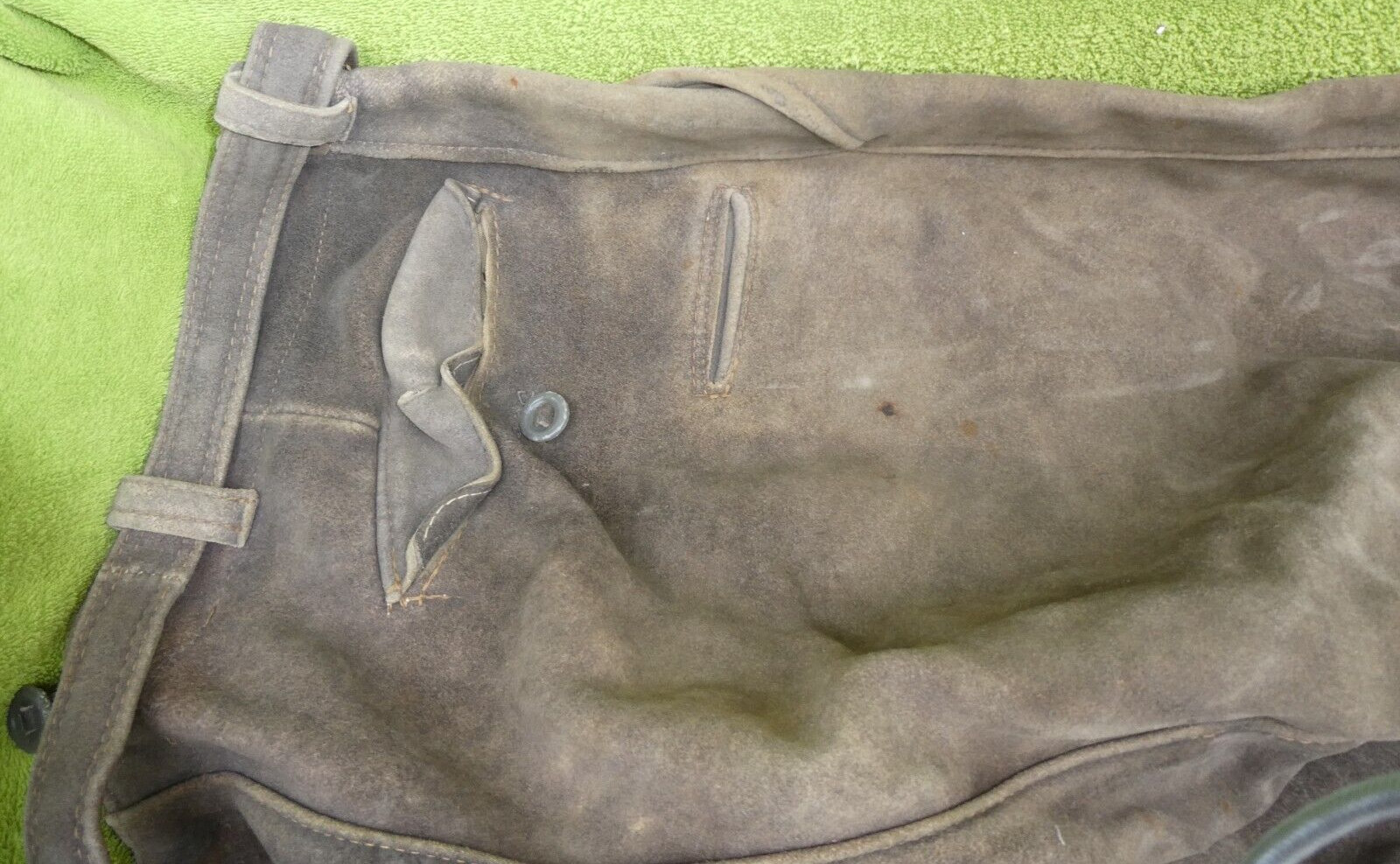 Old ripped traditional Lederhosen Lederhosen No. 96