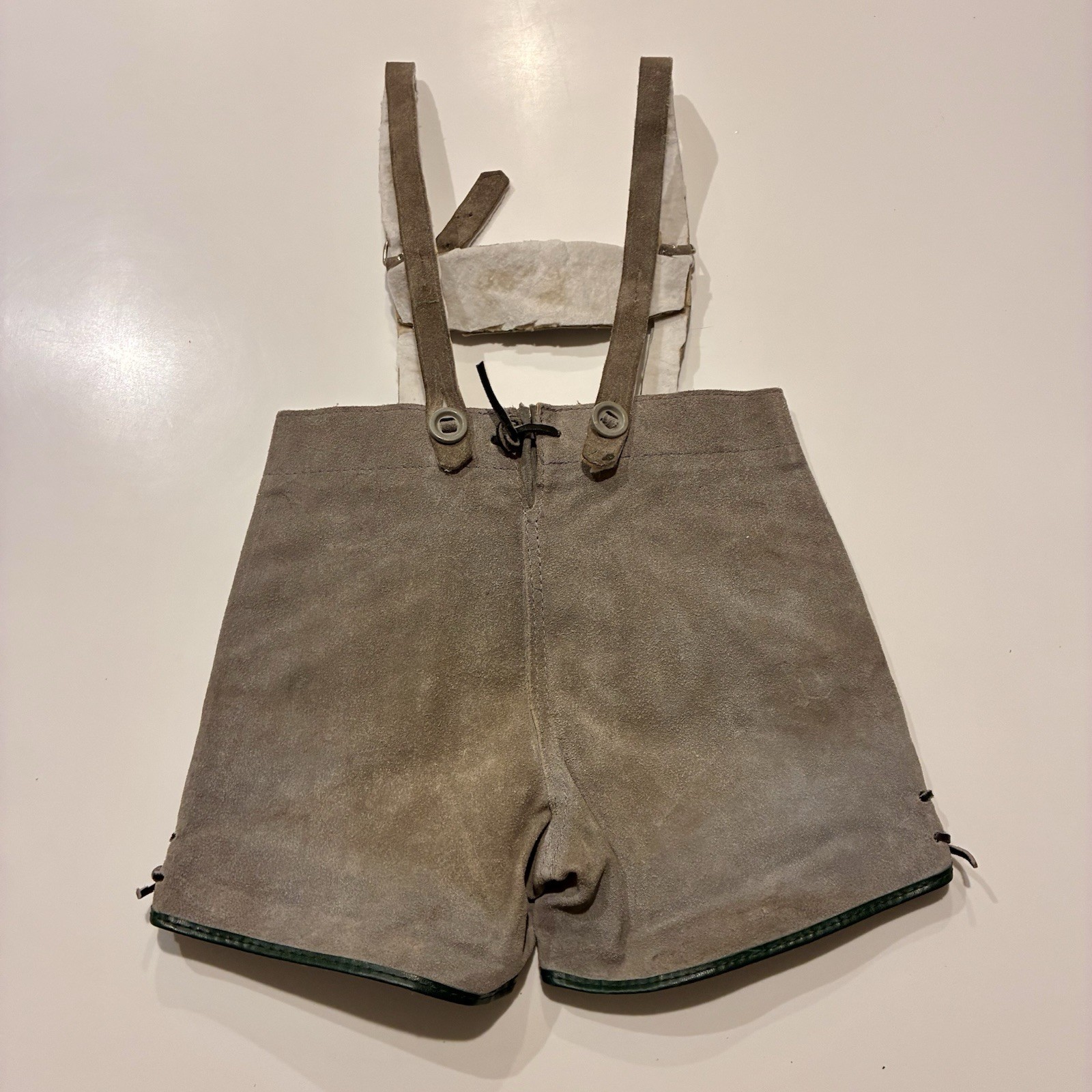 90’s Kids Lederhosen German Bavarian Suspenders Oktoberfest VTG Size In Photos