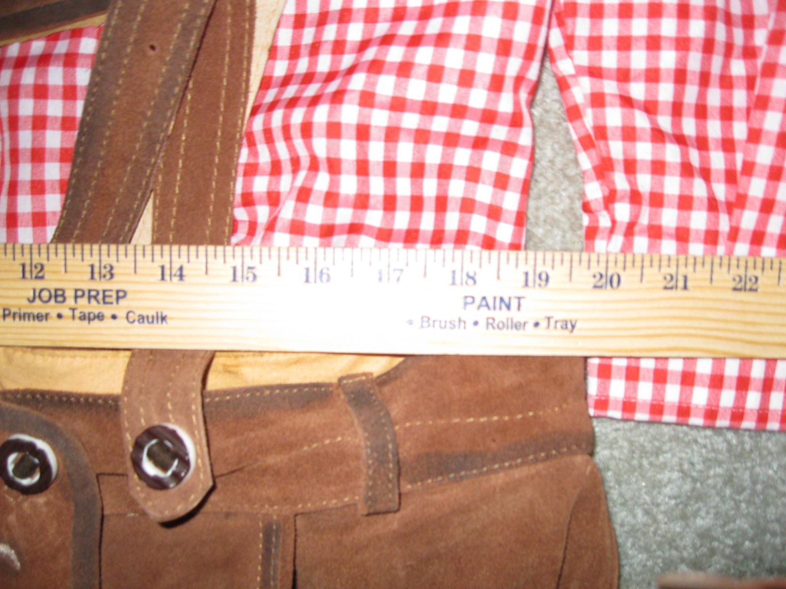 COMPLETE COUPLE GERMAN LEDERHOSEN OUTFIT waist sz 40 & BEER STEIN HALLOWEEN
