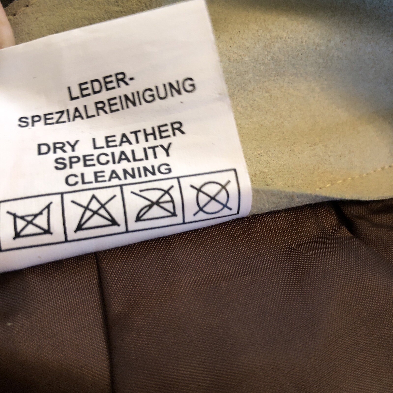 Echoes Order Futter Real Leather With Lining Size 44 With Pockets With Embrodry