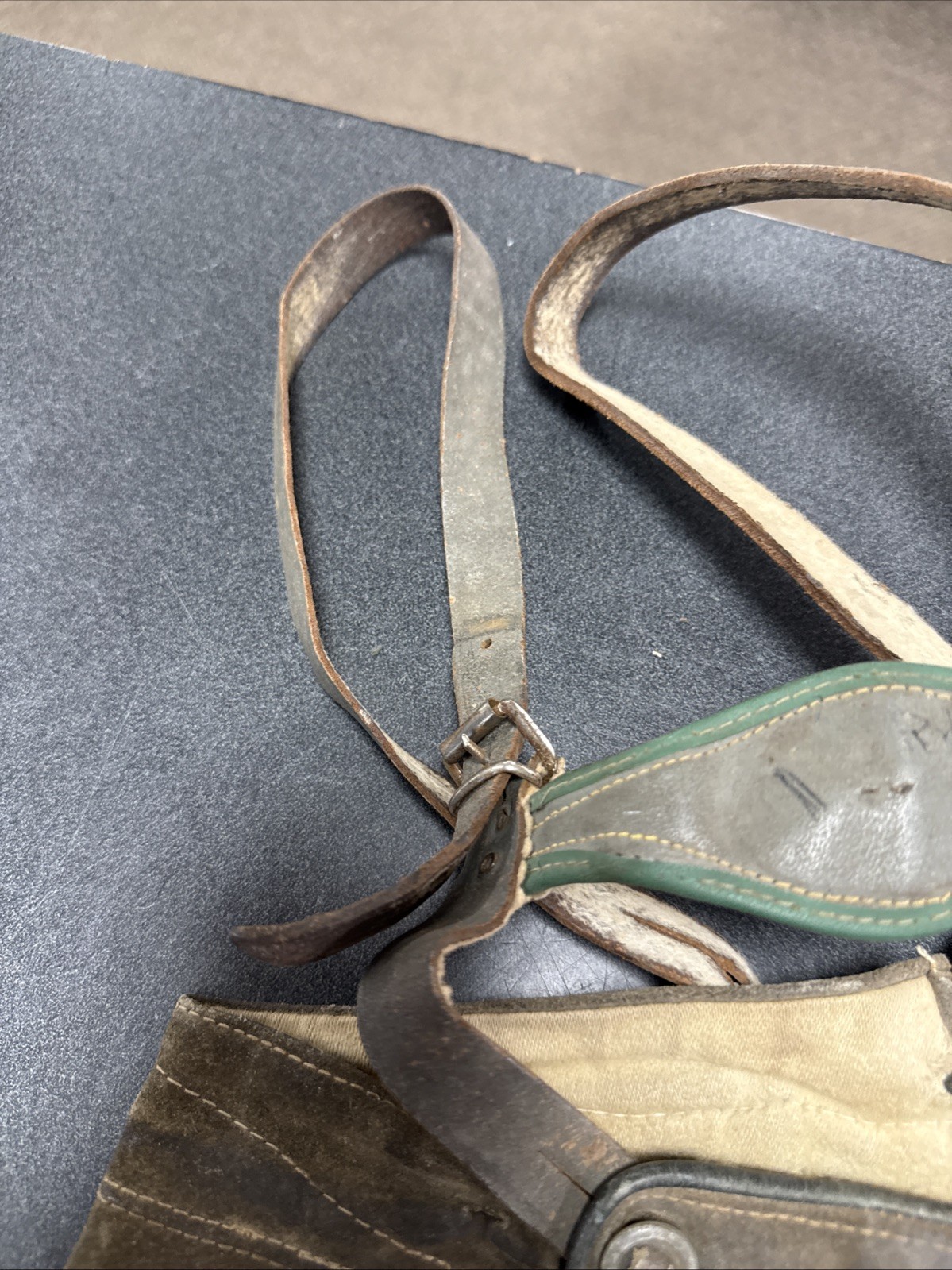 Vintage Leather Kids Lederhosen German Suede Bavarian Austrian