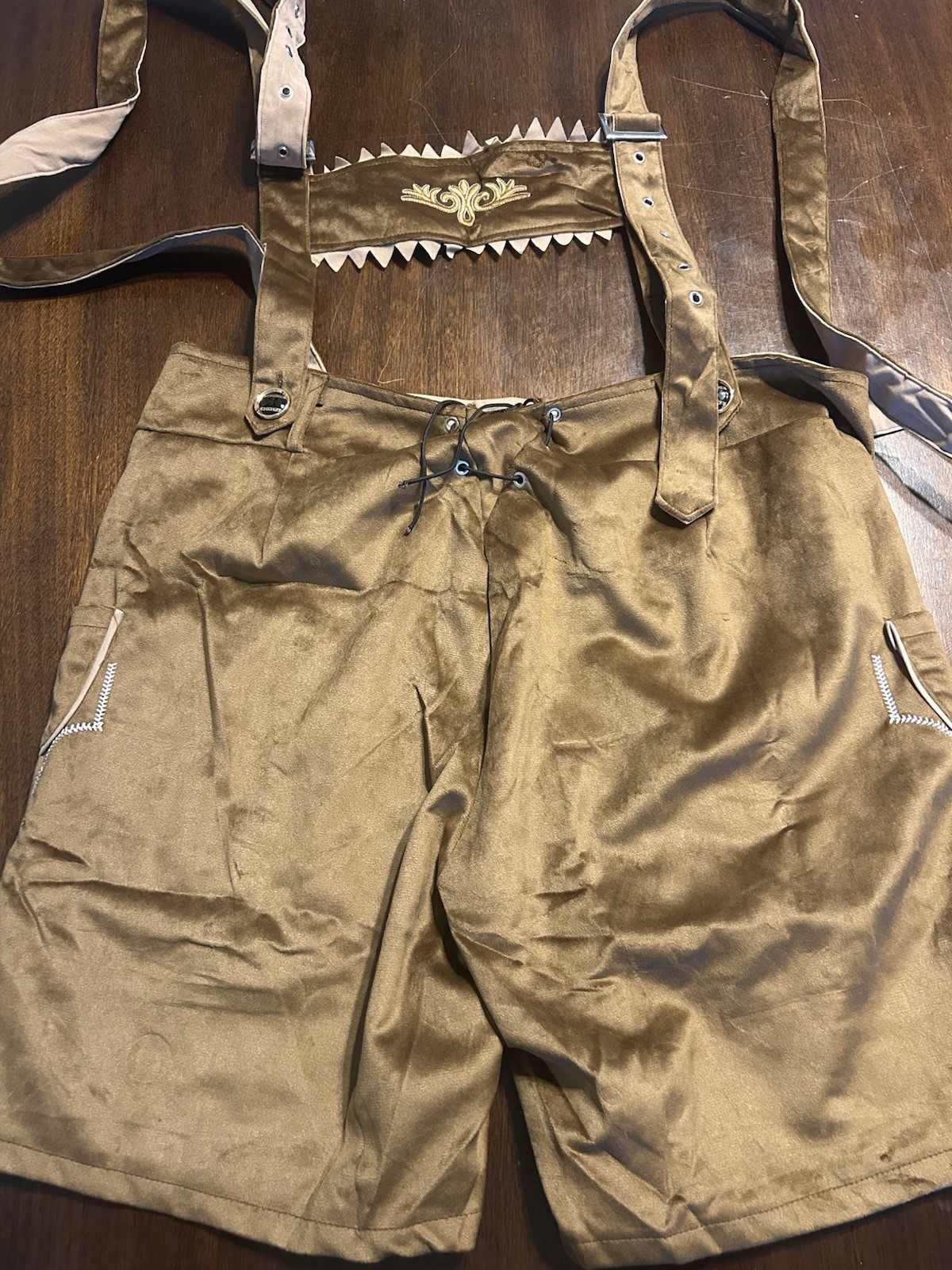 Lederhosen Bavarian Men’s Shorts Oktoberfest Size L (36)