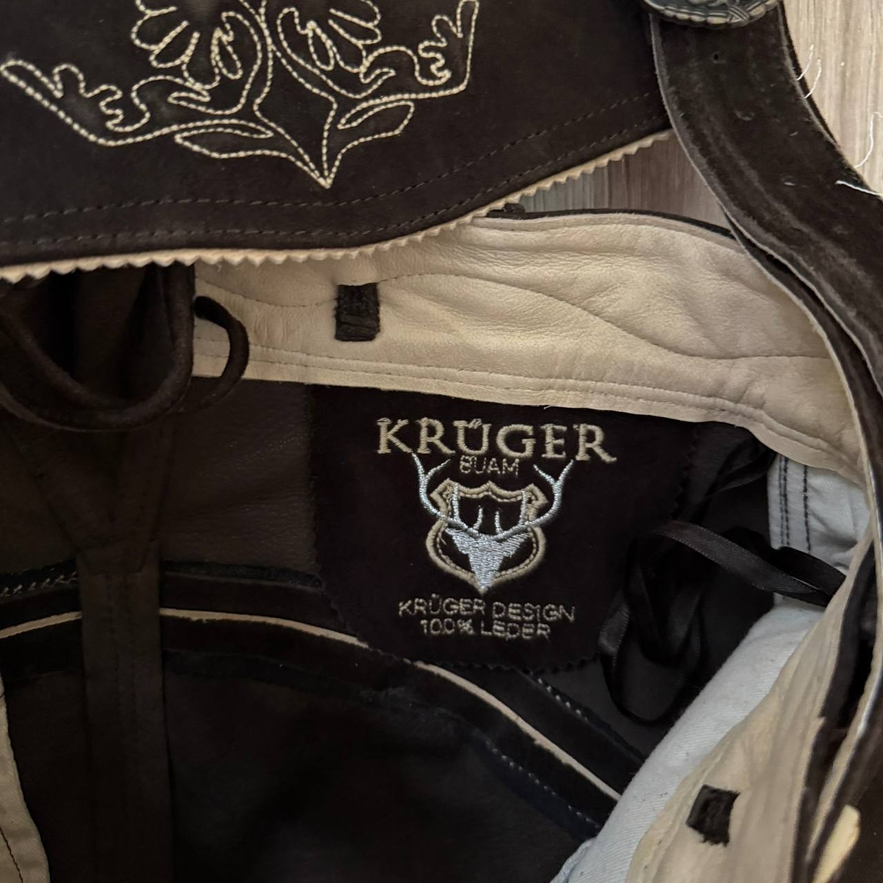 Kruger Buam Men’s Lederhosen Germany Traditional Model 910