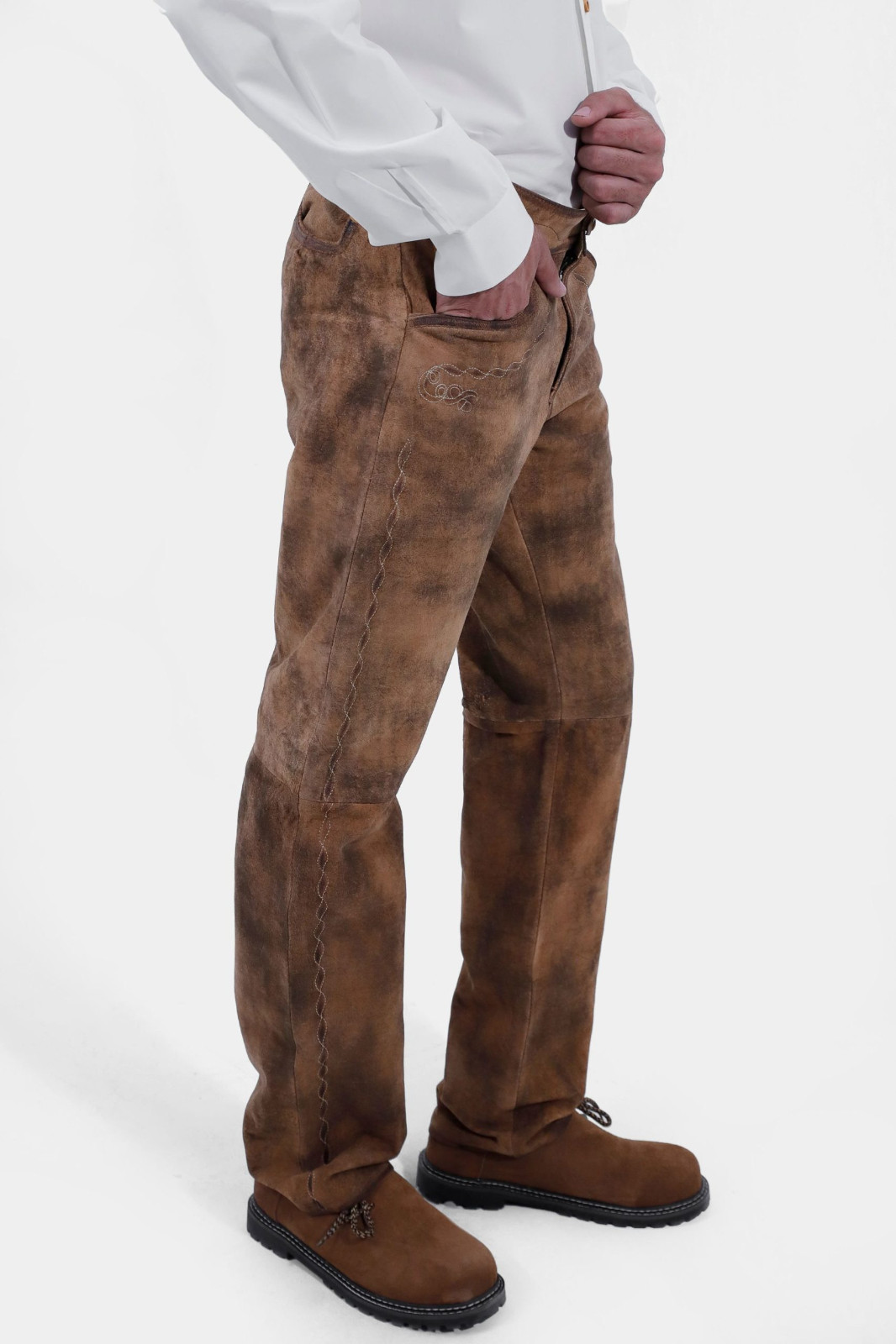 Dennis Schröder Lederhosen Long