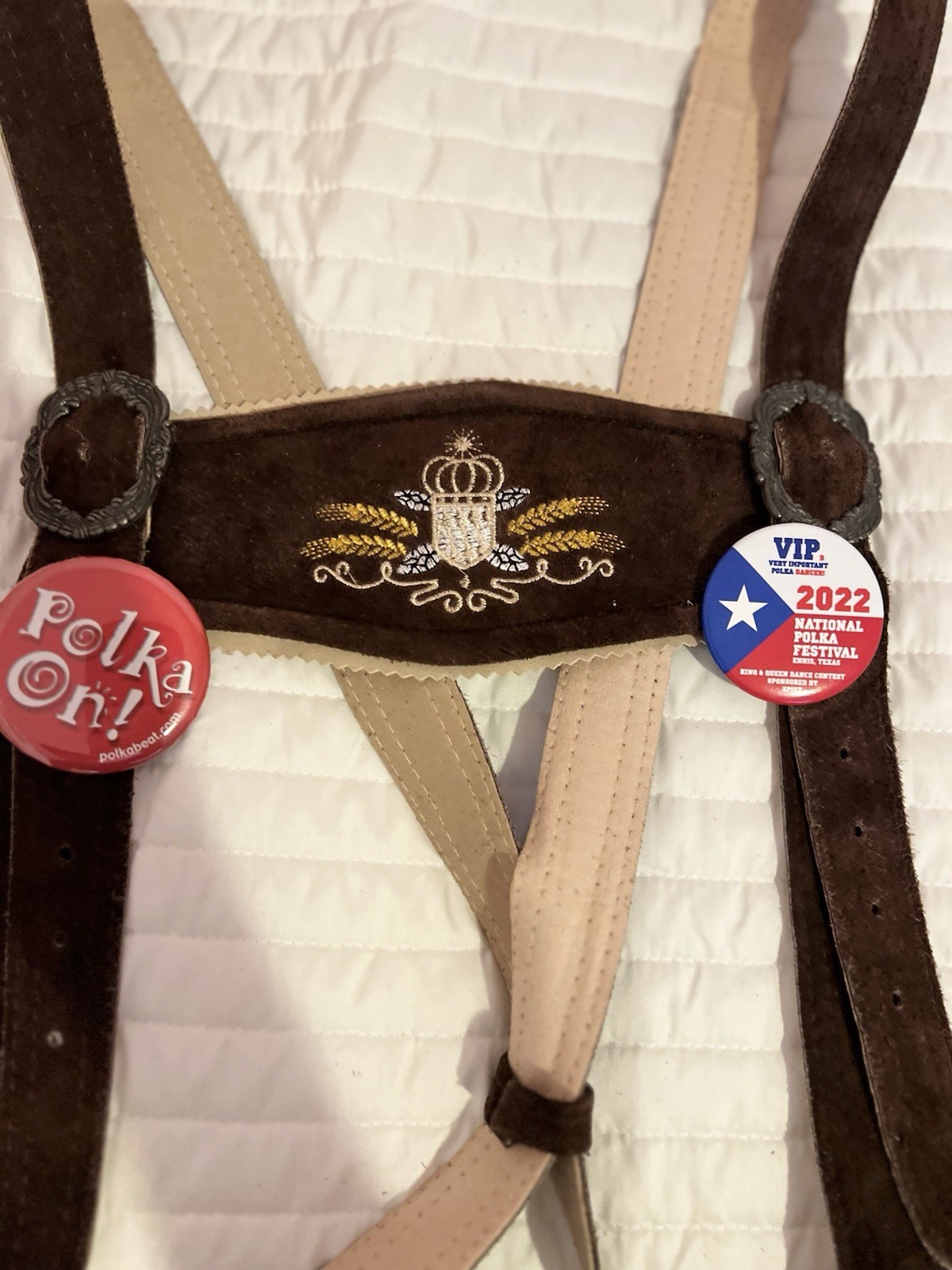 OKTOBERFEST LEDERHOSEN DARK BROWN
