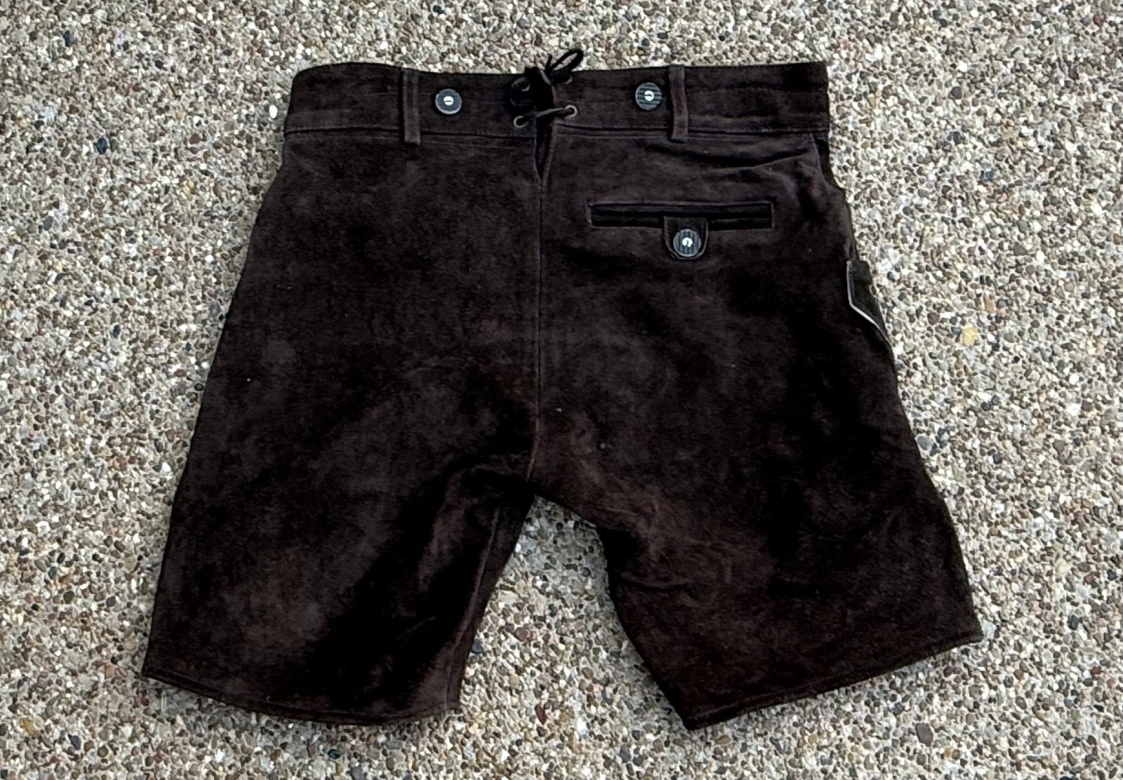 German Georg Leather Lederhosen (Shorts Only) by Lederhosen4u, Tag Size 52/36″