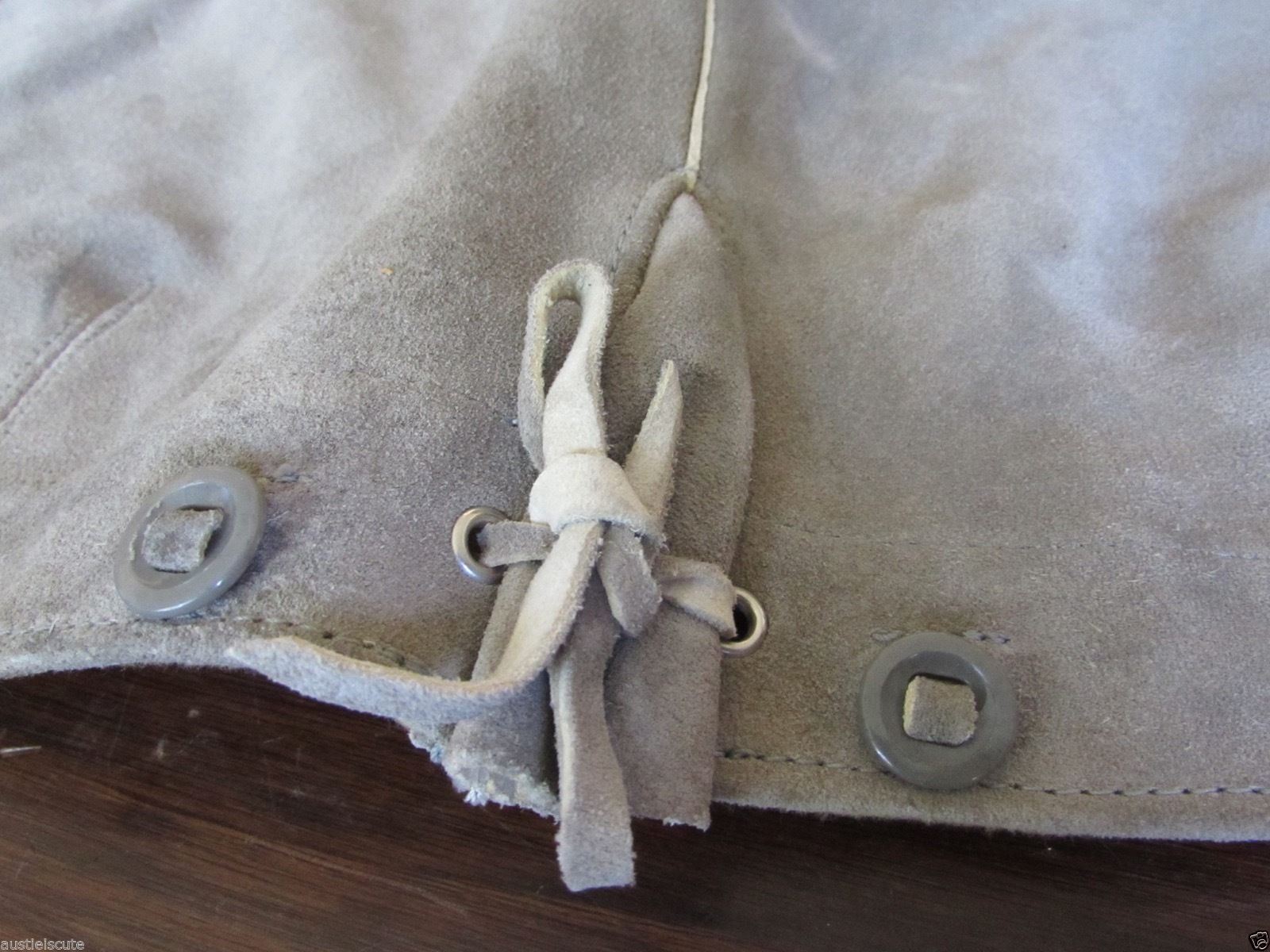 Leather Suede Vintage German Lederhosen Kniebund Small Adult or Child size