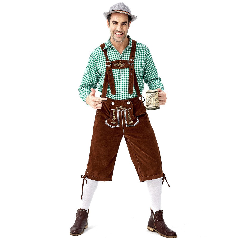 TRADITIONAL MENS BAVARIAN LEDERHOSEN OKTOBERFEST LEDERHOSEN GERMAN SUSPENDER