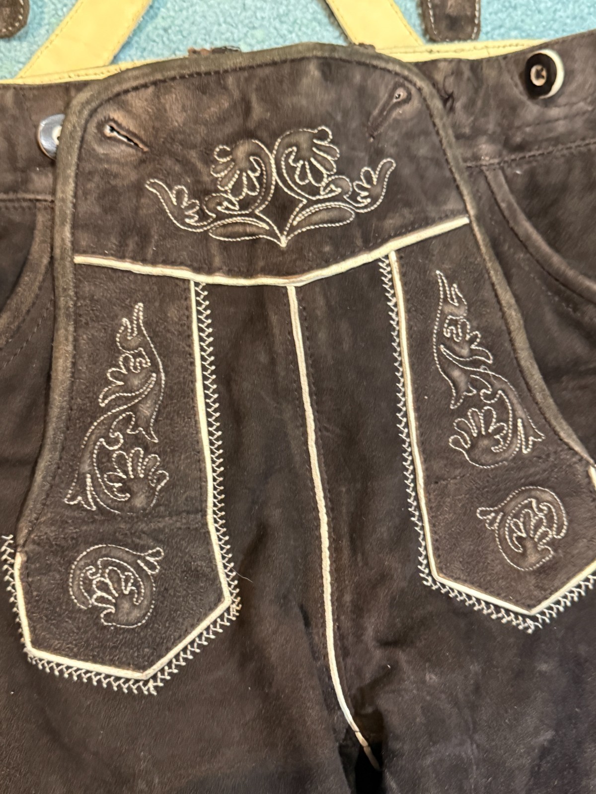 Genuine Leather Austrian Lederhosen (Bundhosen style) size 44