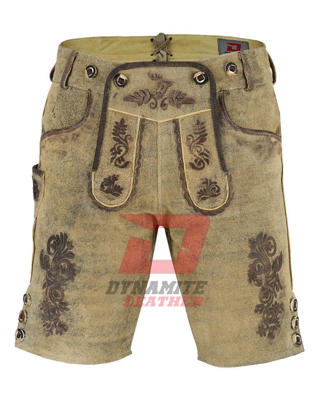 Traditional German Lederhosen Bavarian Men Vintage Shorts Oktoberfest 2025