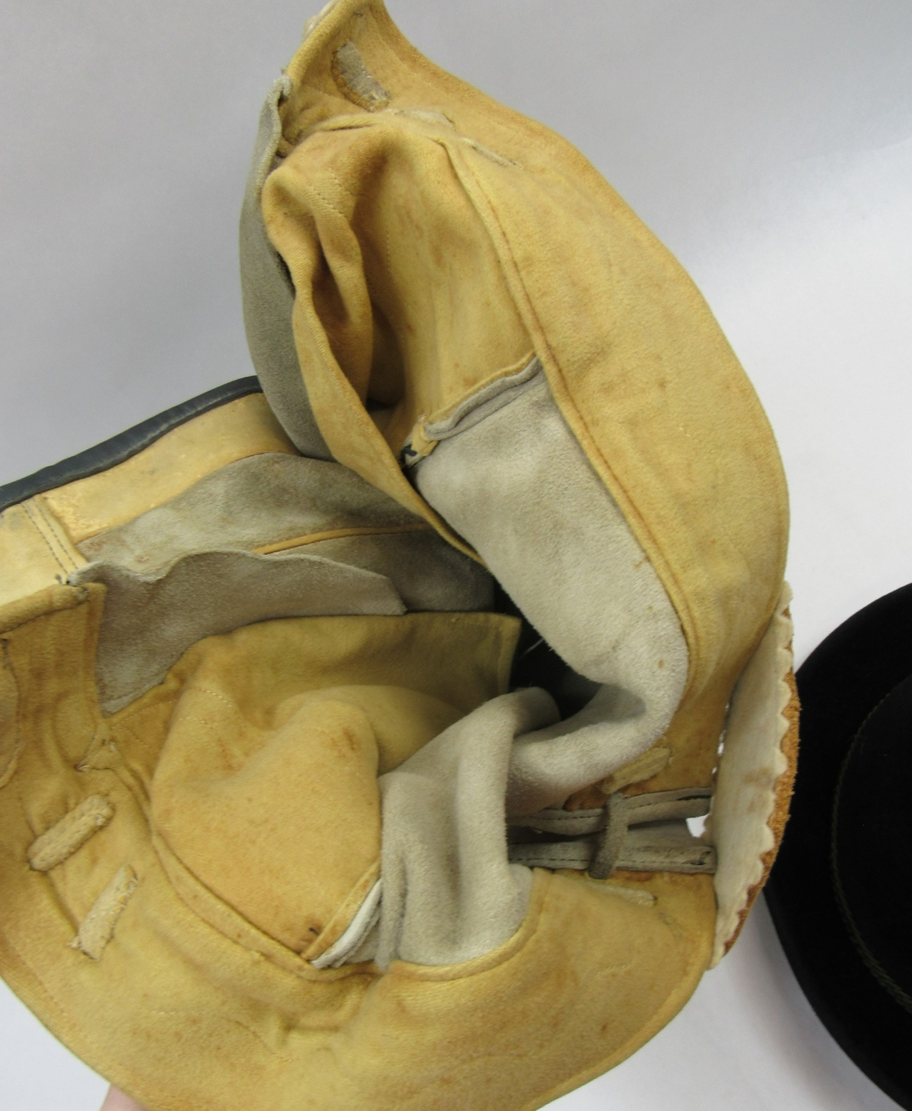 Vintage German Bavarian Lederhosen Leather Suede + Anton Pichler Hat Graz Fedora
