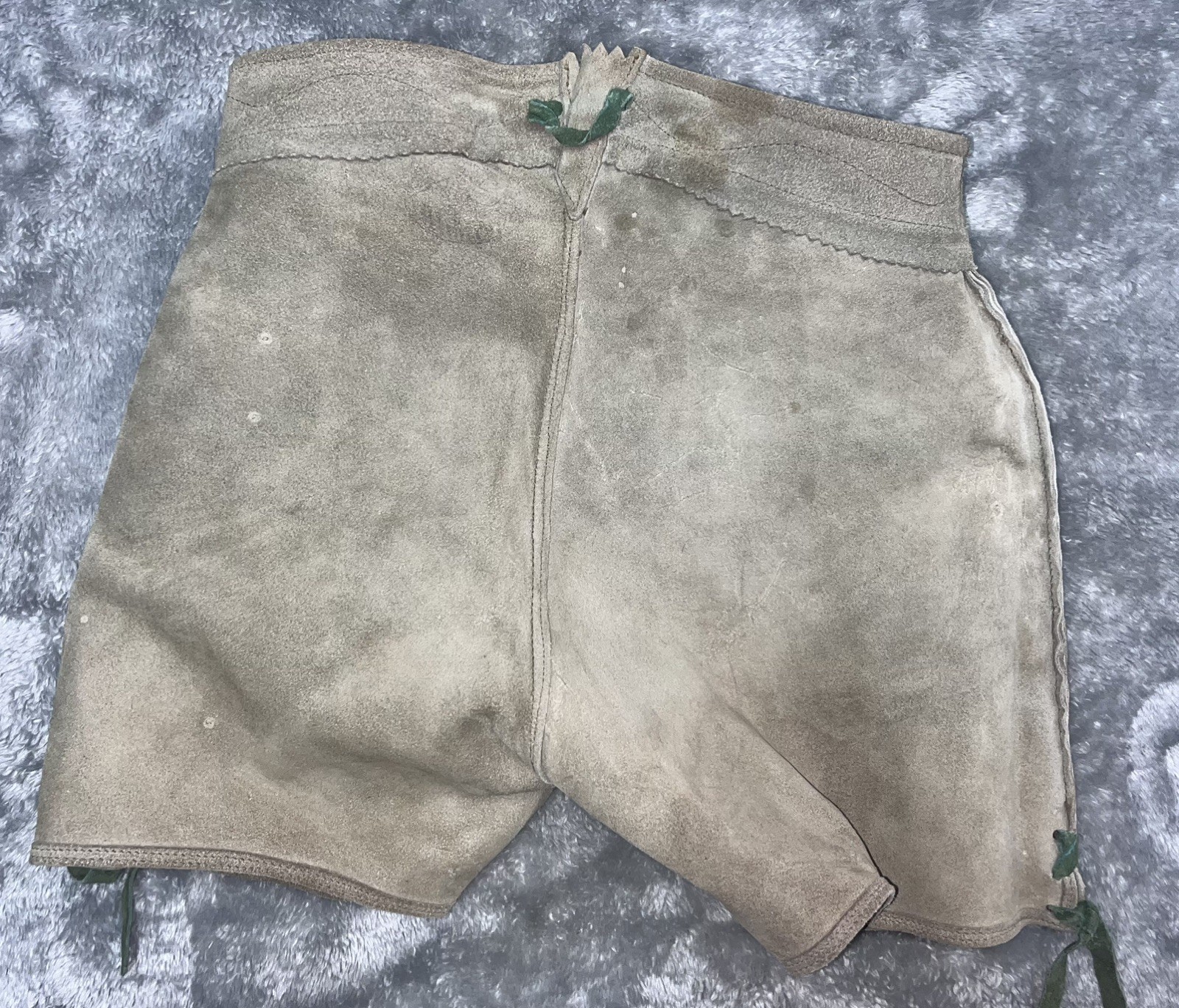Vintage Hubertus Lederhosen Suede Shorts 74 West Germany Bavarian Costume
