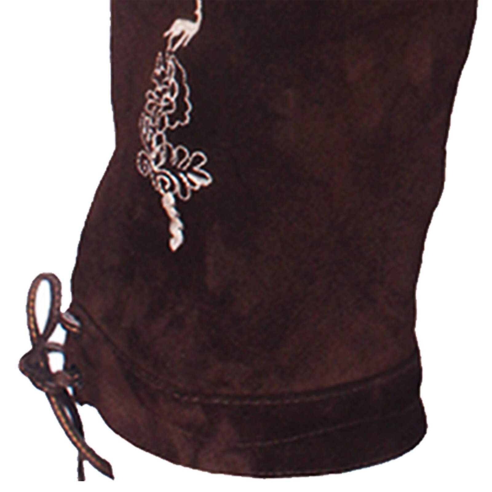 Mens Suede Lederhosen Germen Trachten Kniebundhosen Brown Oktoberfest Clothing