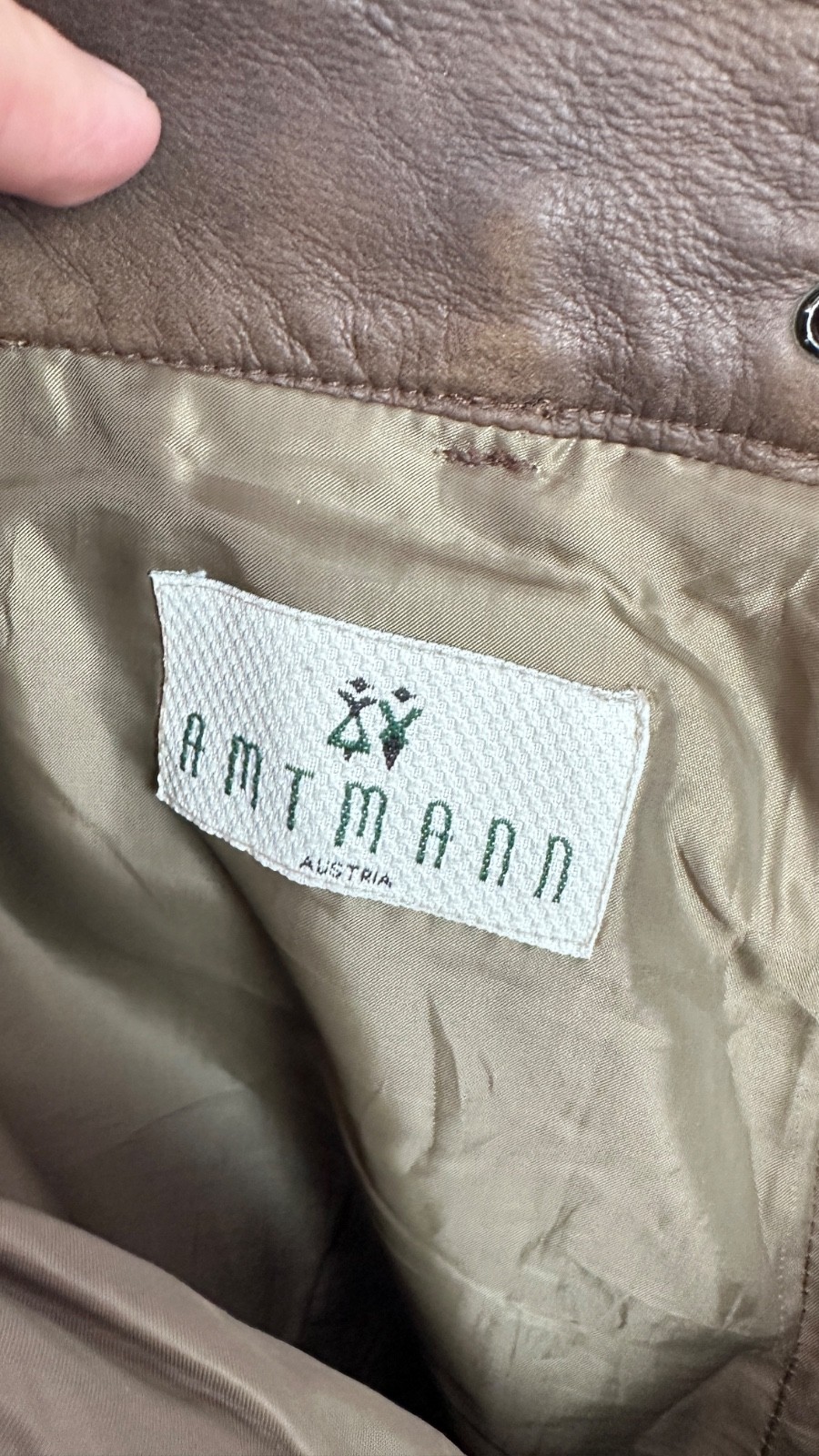 Amtmann Austria Vintage Suede Leather Trachten Pants Lederhosen Breeches Size 50