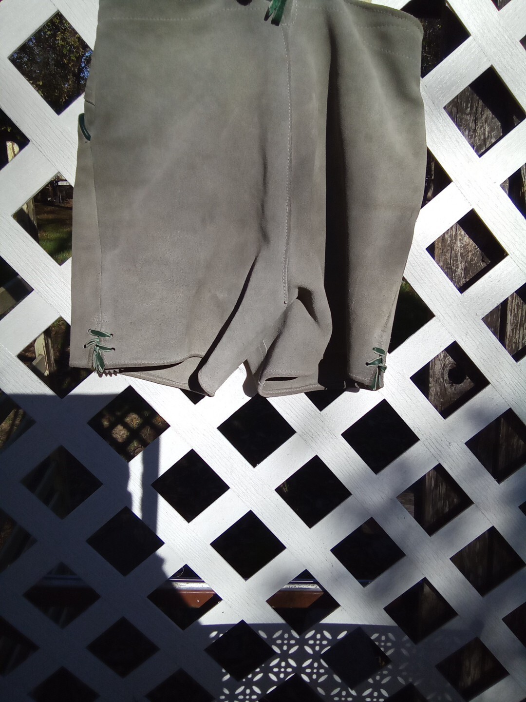 VINTAGE West Germany Lederhosen Oktoberfest Size. 12 Leather Shorts Suspen