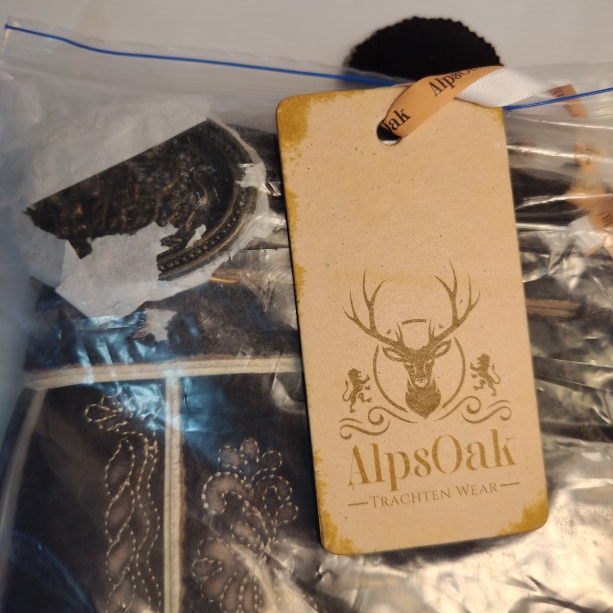 Alps Oak Lederhosen Octoberfest 40, Regular Size 56