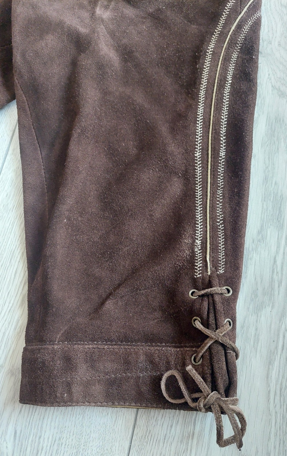 Bavarian Lederhosen LIVERGY, Shorts Leather, size EU 48, US – M , used, Pakistan