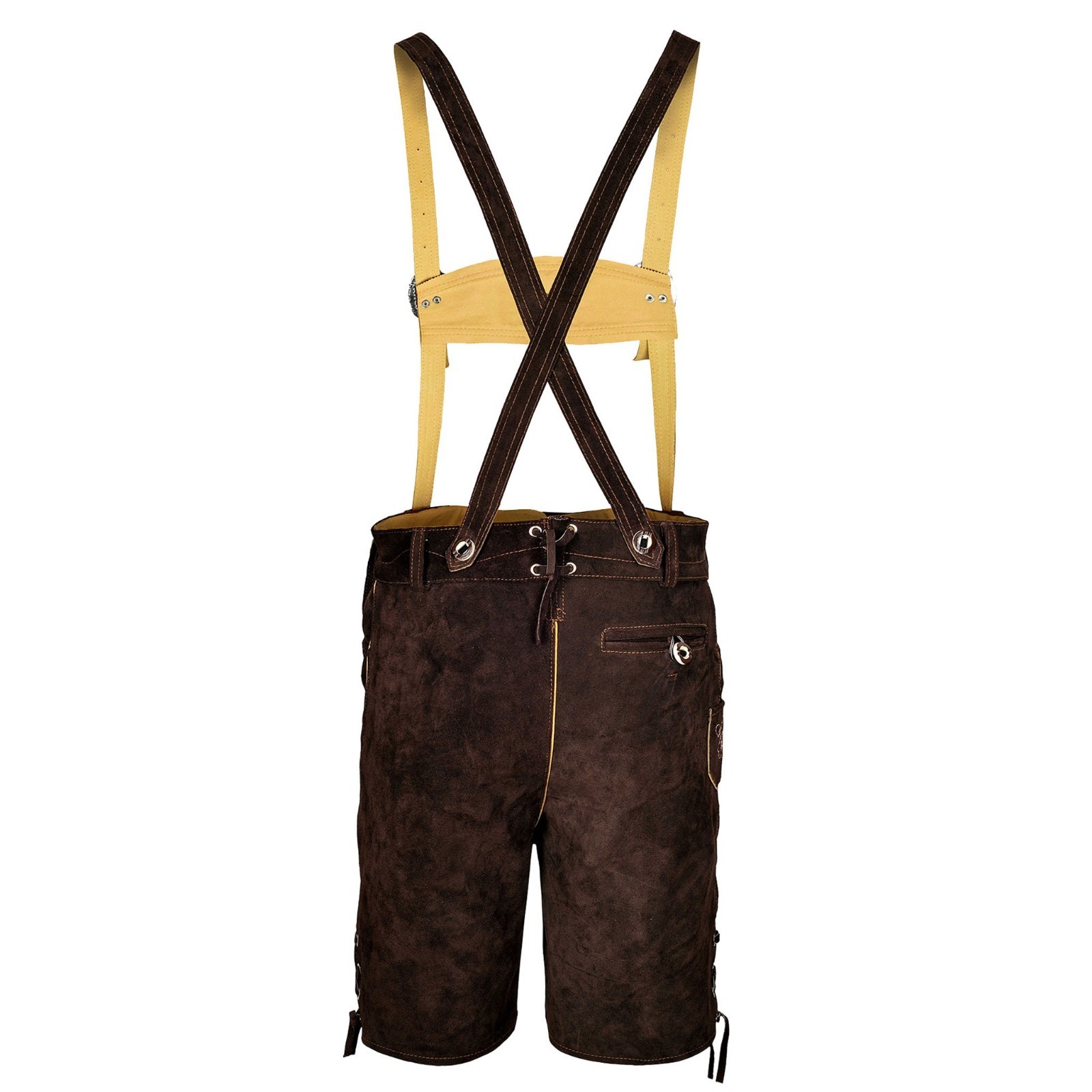 Authentic Lederhosen Oscar Oktoberfest Costume Men Leather Short German Outfit