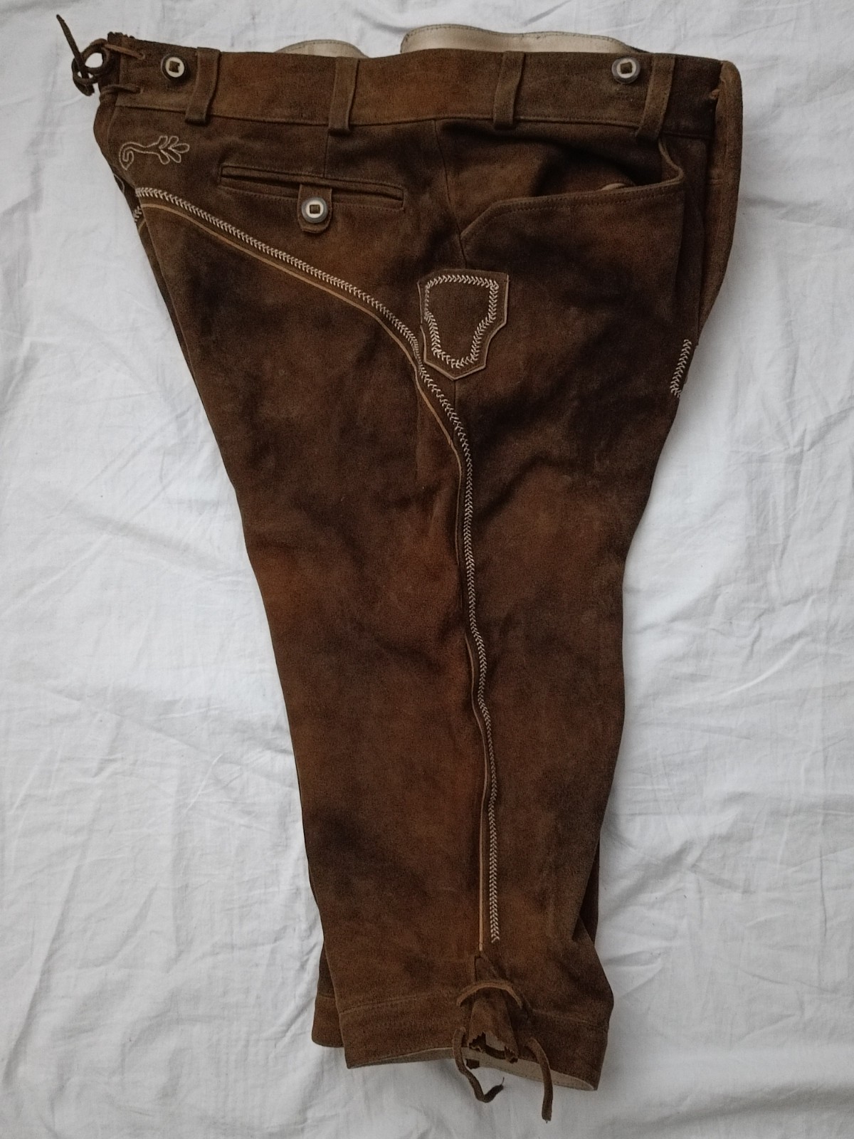 Spieth & Wensky Lederhosen 56 XL Suede Leather Trouser Oktoberfest Trachten