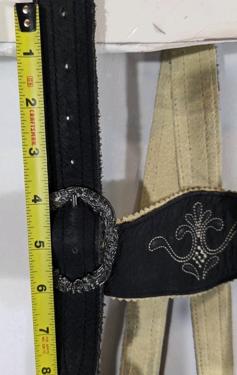 Leather Lederhosen KITZO ALPEN Austria Echtes Mens 40 Brown Oktoberfest 36 w