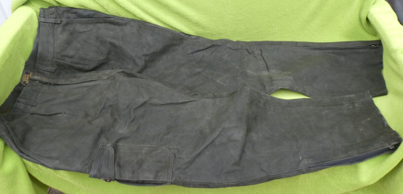 Old leather jeans hunting leather pants leather pants hunter leather pants No. 84