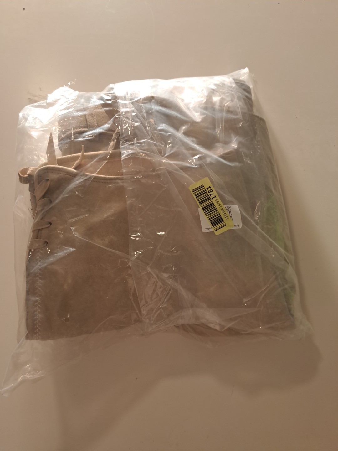 Stockerpoint Leather Pants Blonde Size 56 XXXXL New Edgar Korn Spotted Metal Buckle