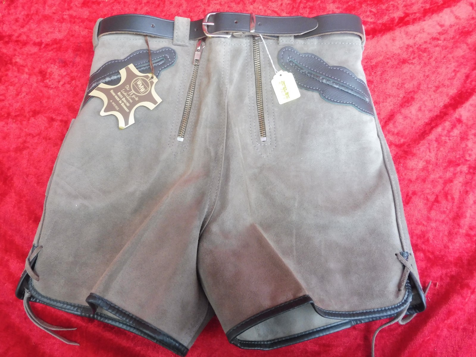 Lederhosen, size 7 ( 122 ) , new, made in Germany