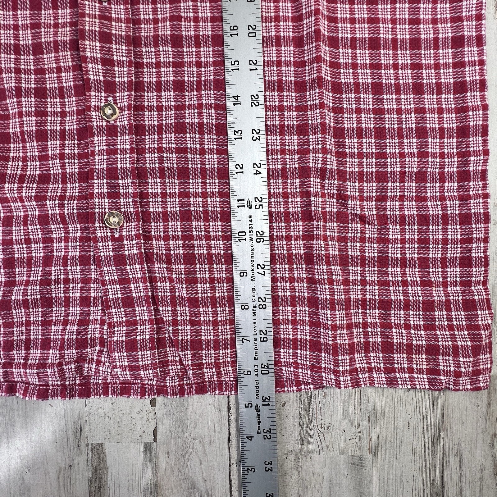 Drachten German Style Men’s Shirt Plaid RED. Sz L OKTOBERFEST,Germany Lederhosen