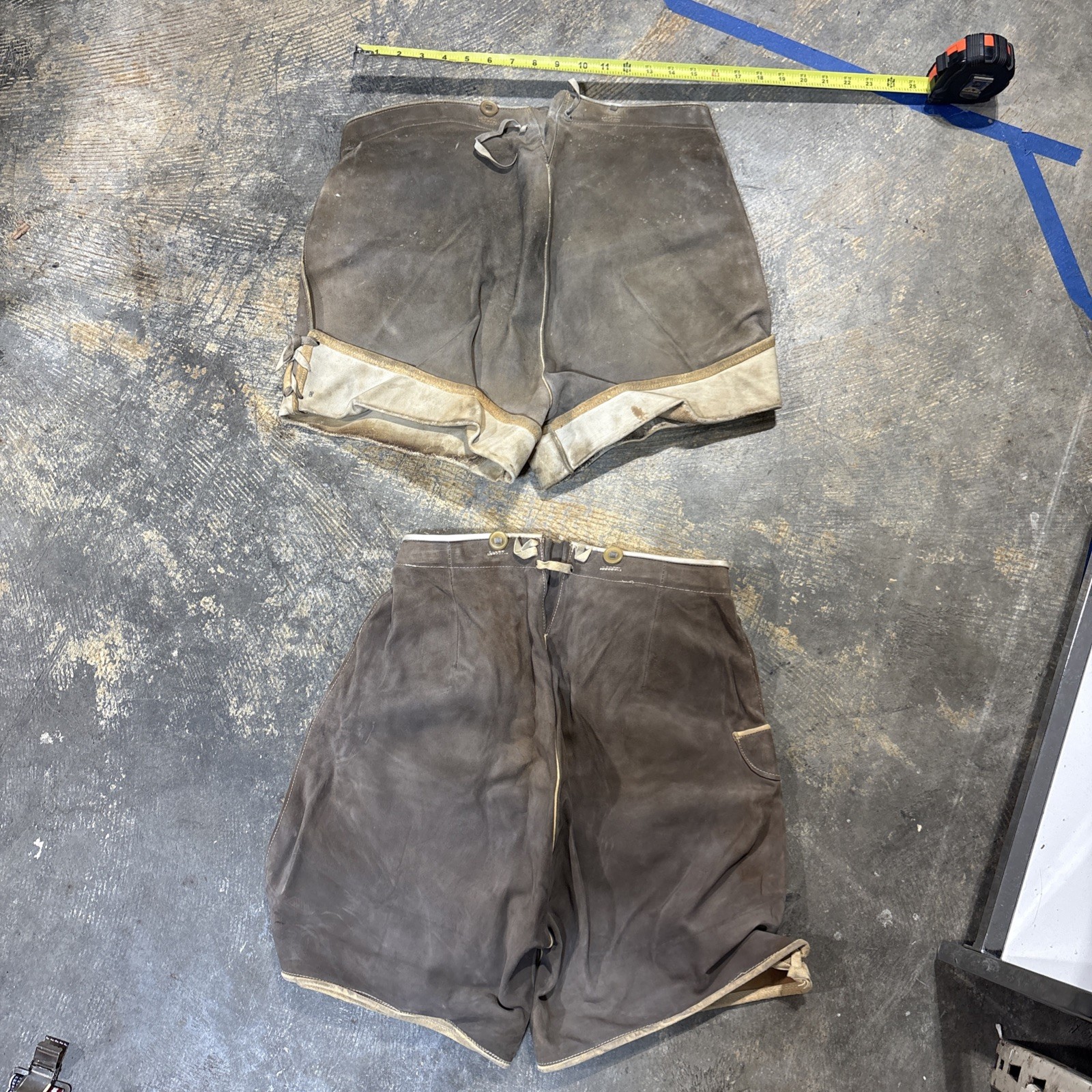 Vintage Pair of Pre Owned Lederhosen Distressed Look