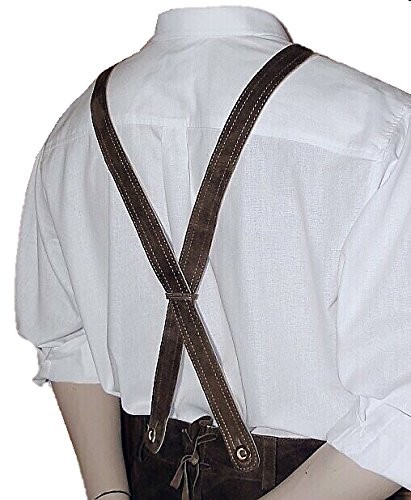 Suspenders leather suspenders straps for Lederhosen cable straps traditional suspenders…