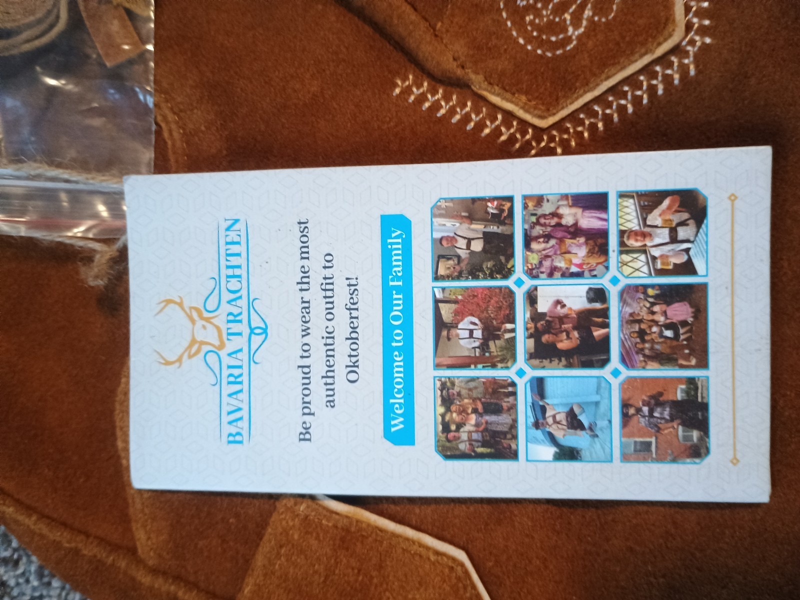 New BAVARIA TRACHTEN Lederhosen Genuine Leather Shorts Size 4
