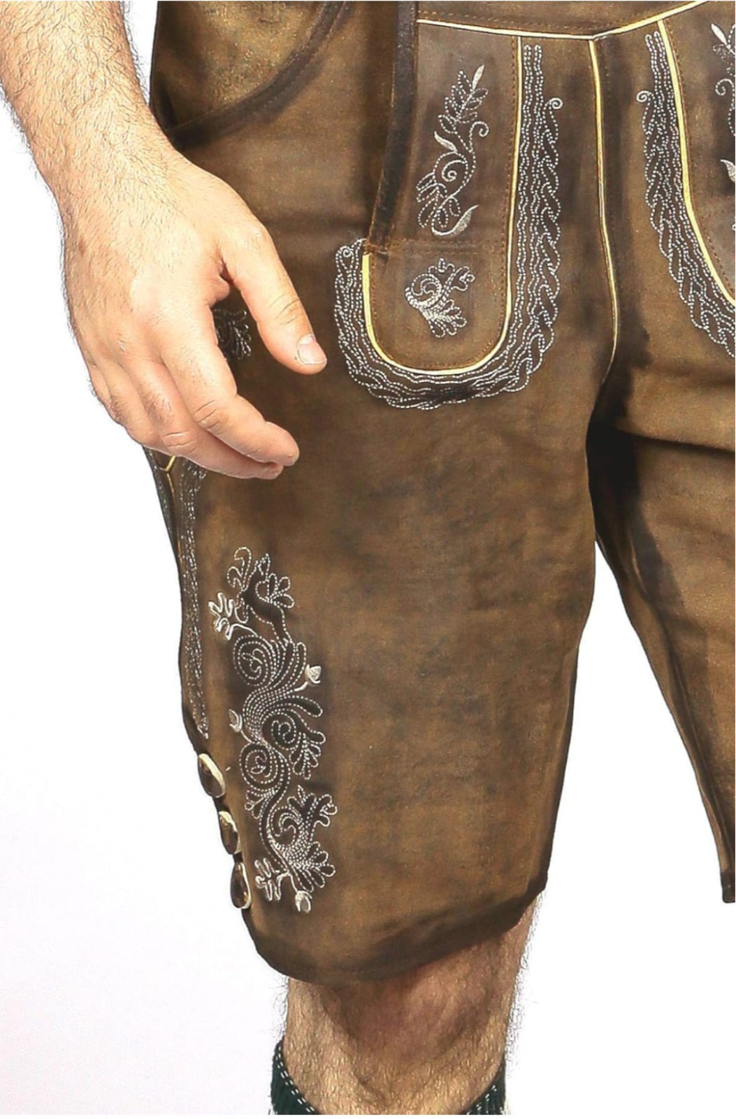 Lederhosen Store | Oktoberfest Bavarian Short Lederhosen Men. Size 58. READ!!!