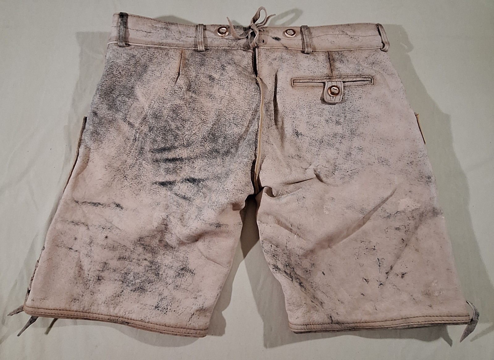 NWT Schoenberger Lederhosen Leather Shorts Oktoberfest Bavarian Alpine Trachten