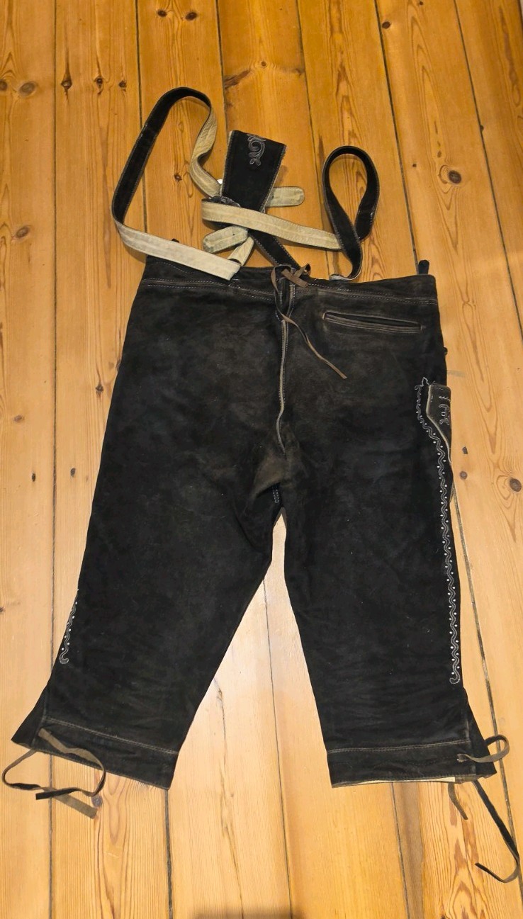 Lederhosen Almsach 50/M – (Leather Pants) – Oktoberfest