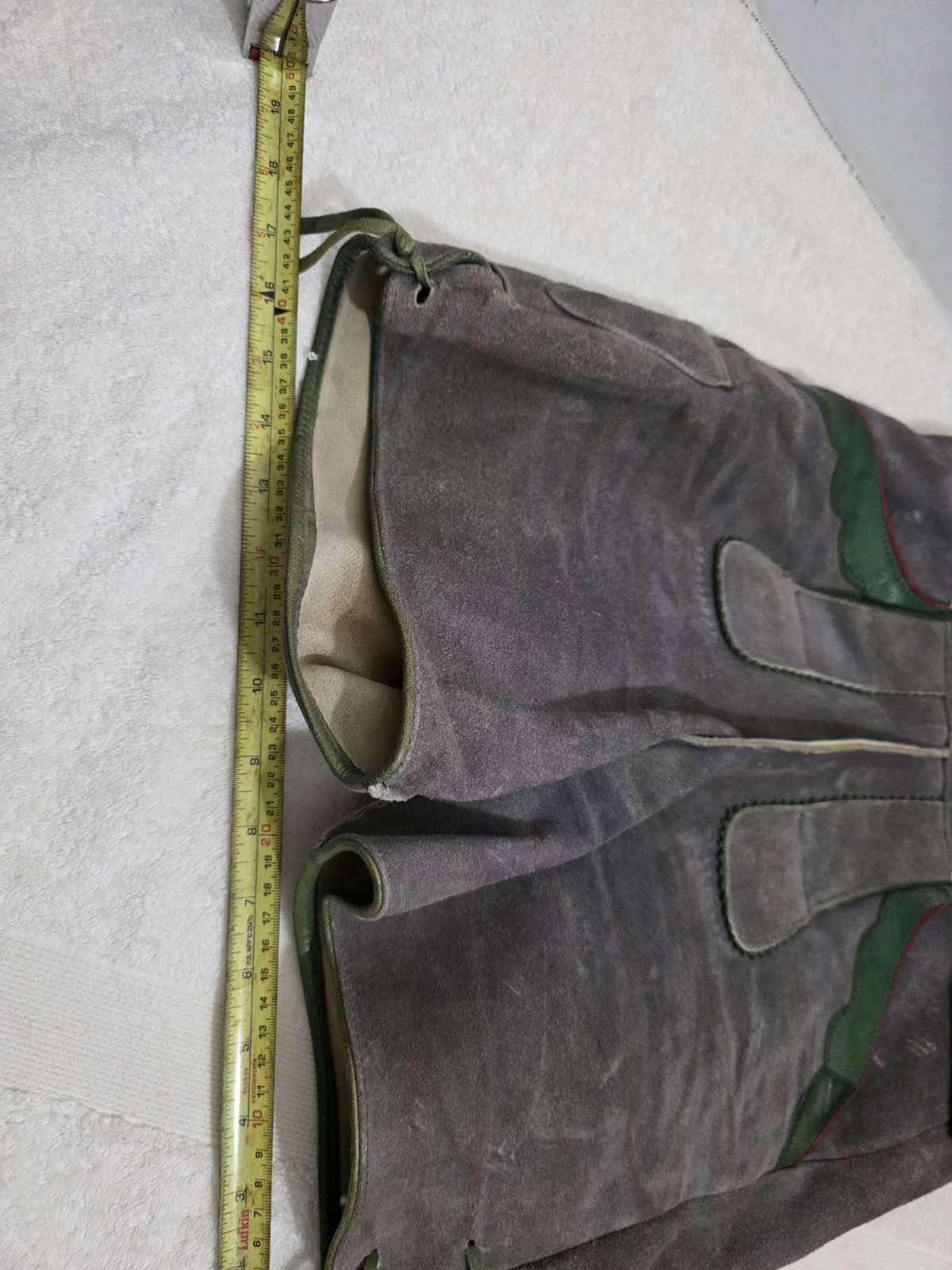 vintage authentic Lederhosen Suede Leather