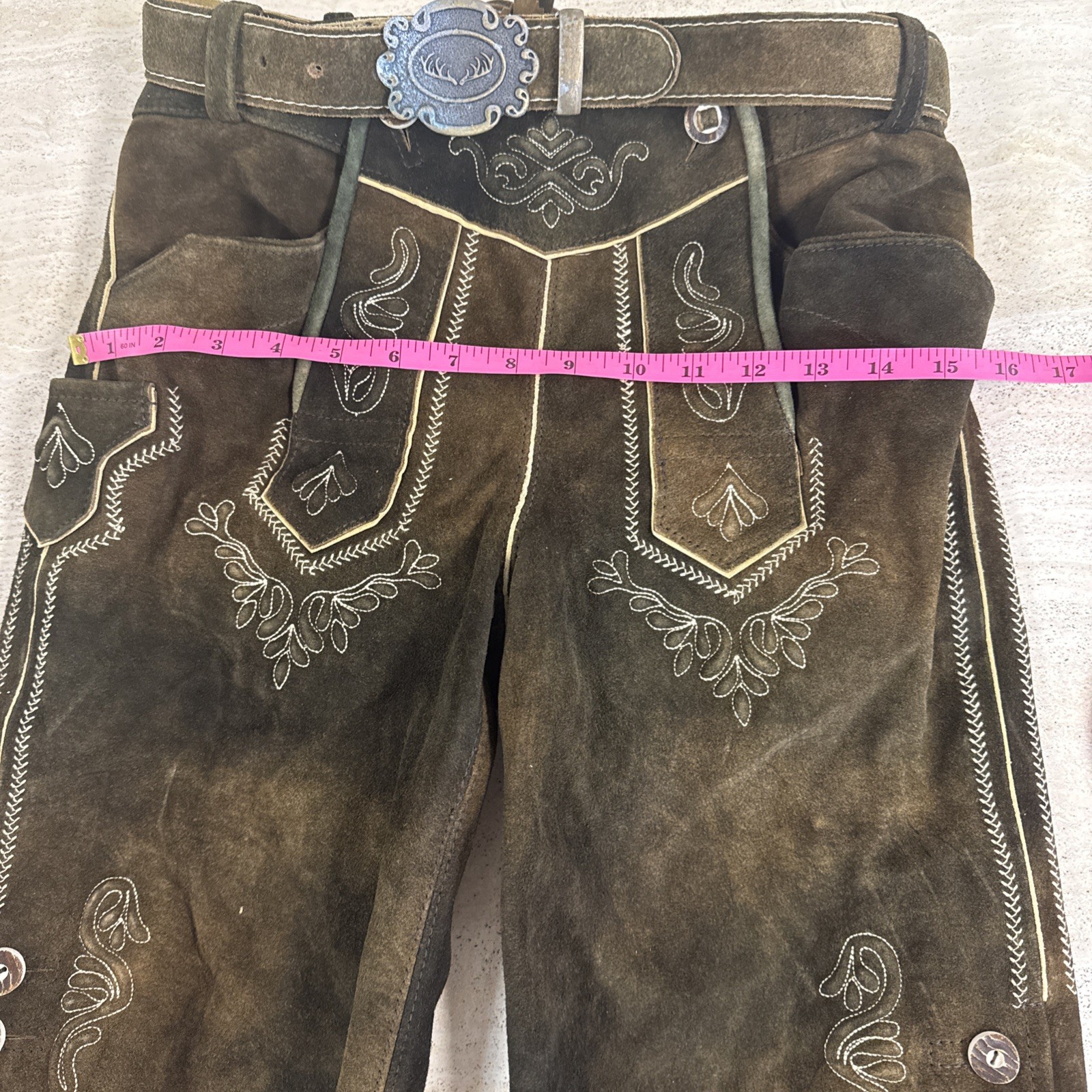 Trachten Oktoberfest Branded – Authentic German Lederhosen Bundhosen USA 44