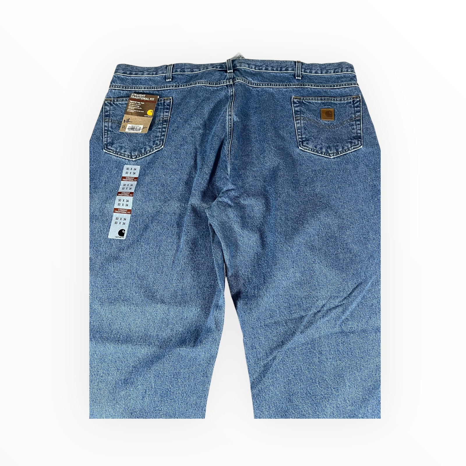 Carhartt Straight Traditional Fit Men’s Denim Jeans 50×34 New With Tags