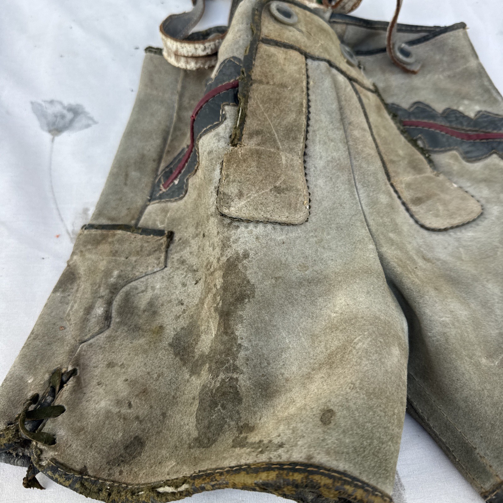 Vintage Authentic German Lederhosen (Small Child size)