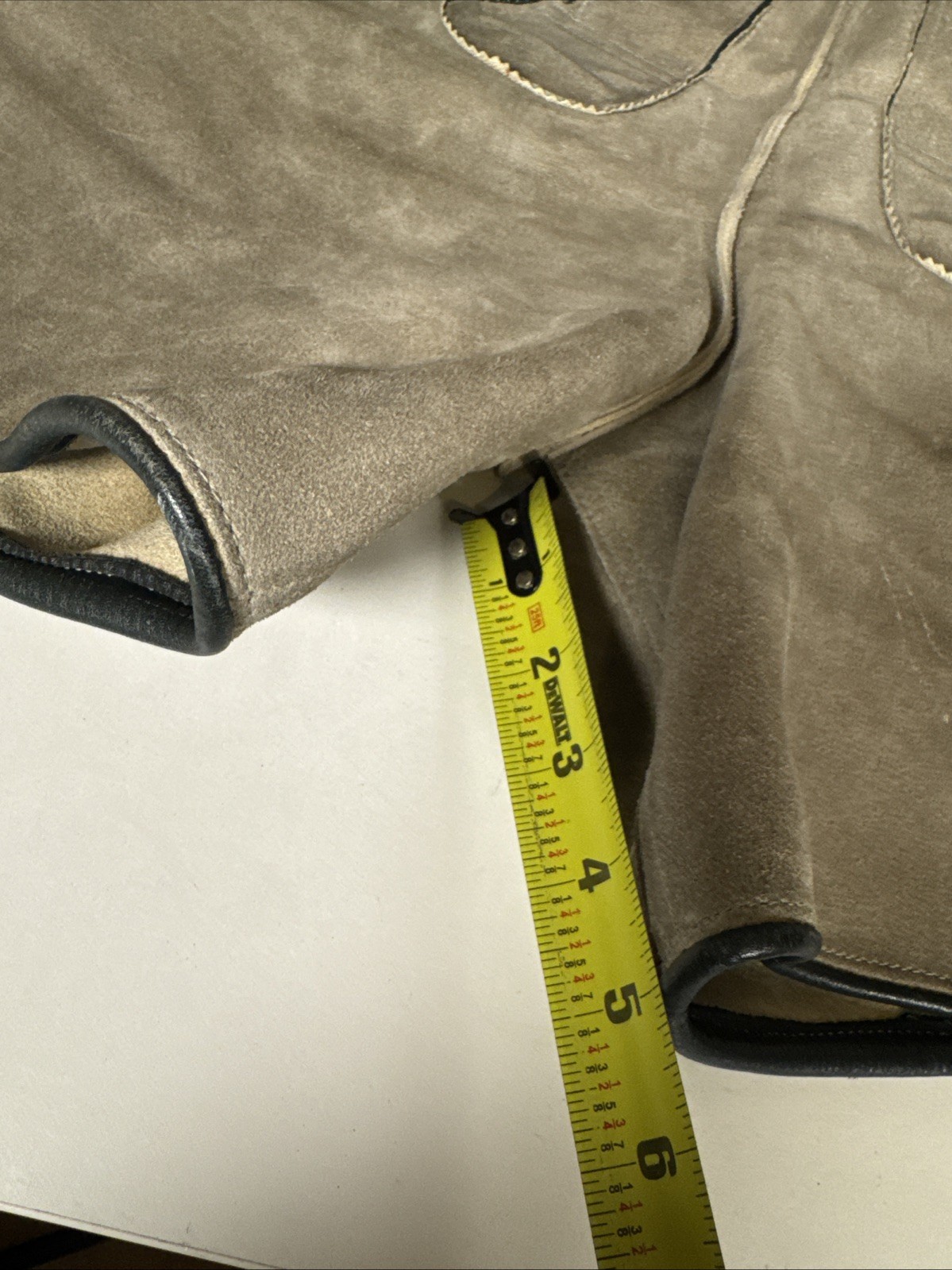 Vintage German Lederhosen Grey Suede Shorts Oktoberfest Men’s 28 Inch Waist