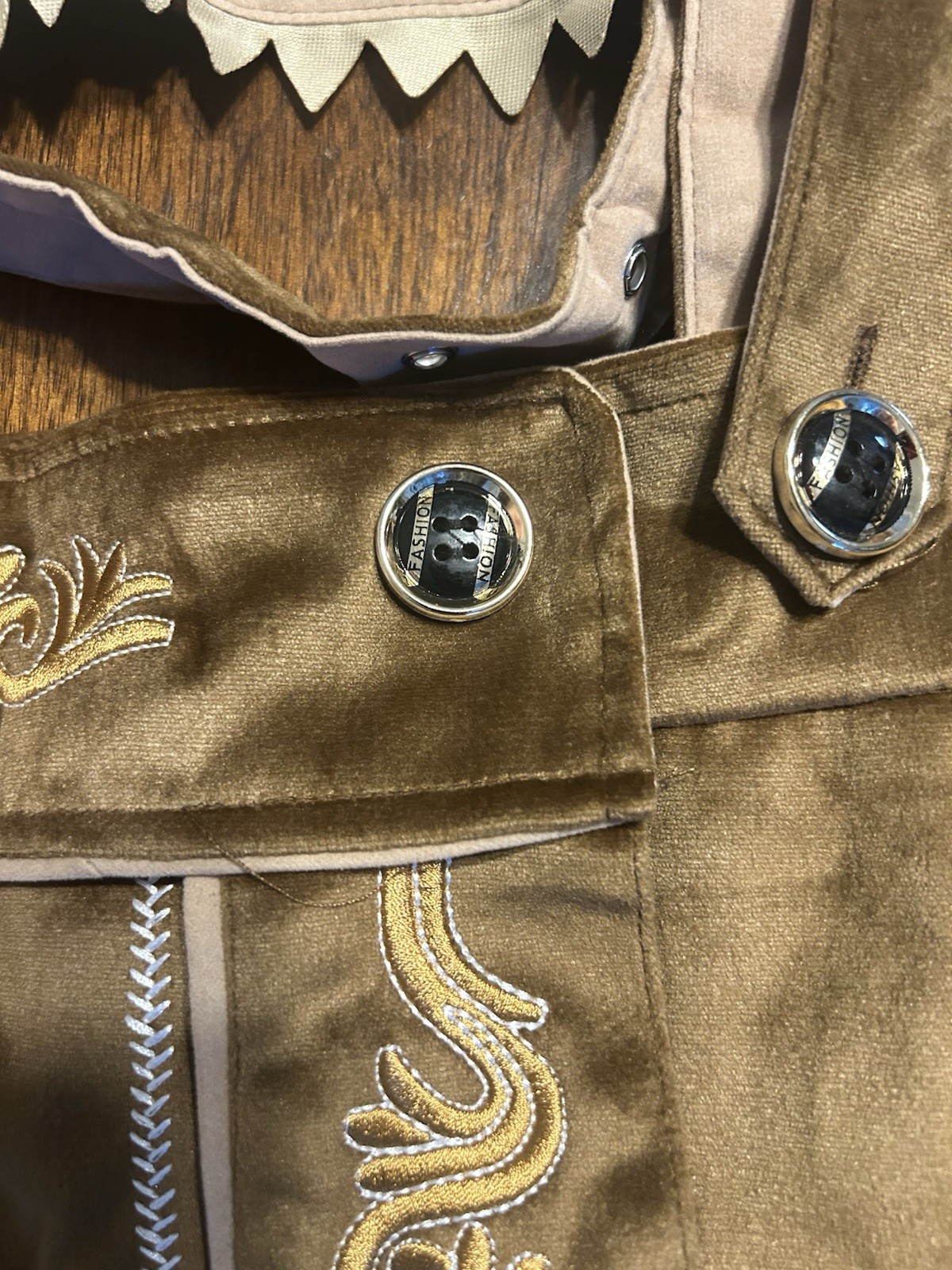 Lederhosen Bavarian Men’s Shorts Oktoberfest Size L (36)