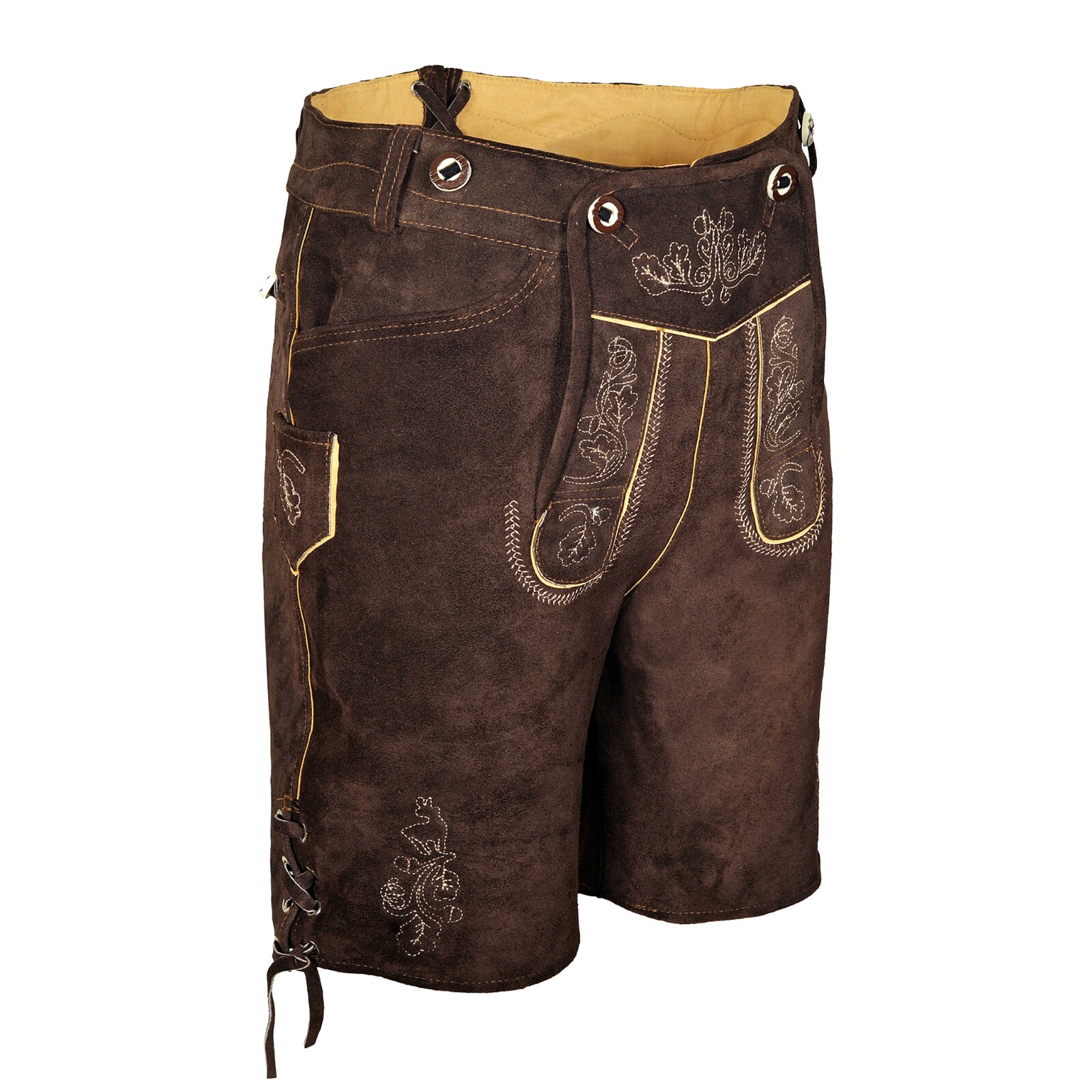 Men Suede Leather Lederhosen Oskar Bavarian Lederhosen German Oktoberfest Dress