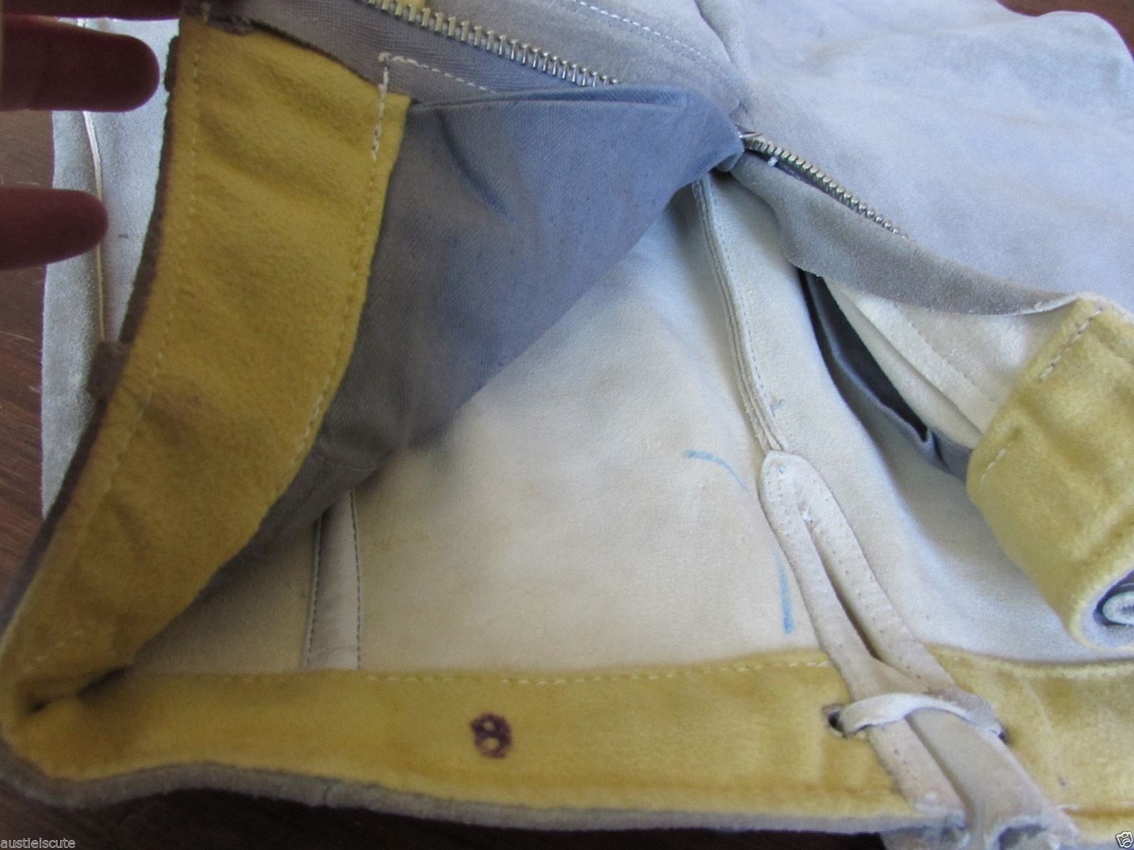 Leather Suede Vintage German Lederhosen Kniebund Small Adult or Child size