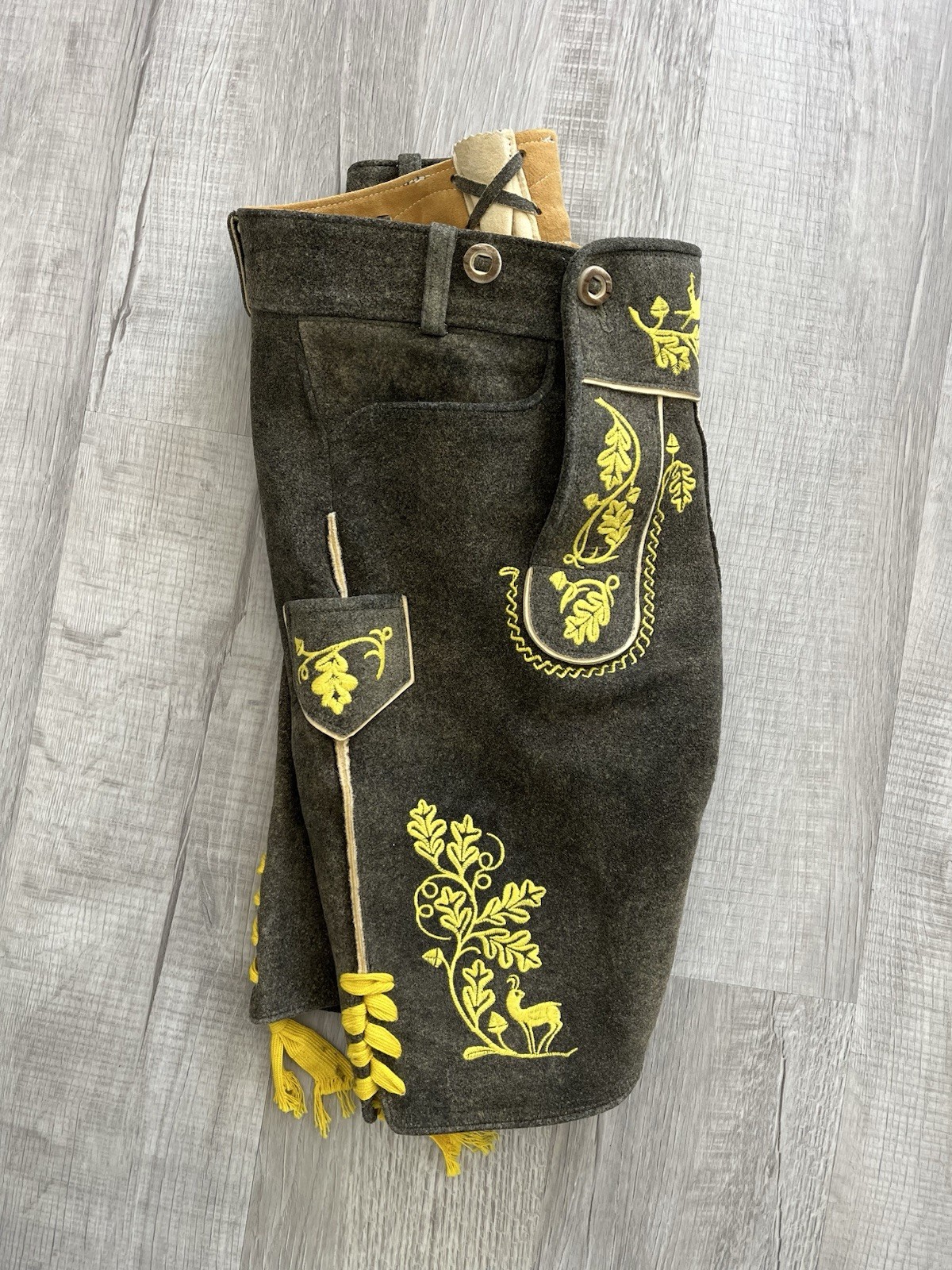 Da Lederhosen Kramer Deerskin Men’s (32 Waist, 50 Ger) Authentic Lederhosen