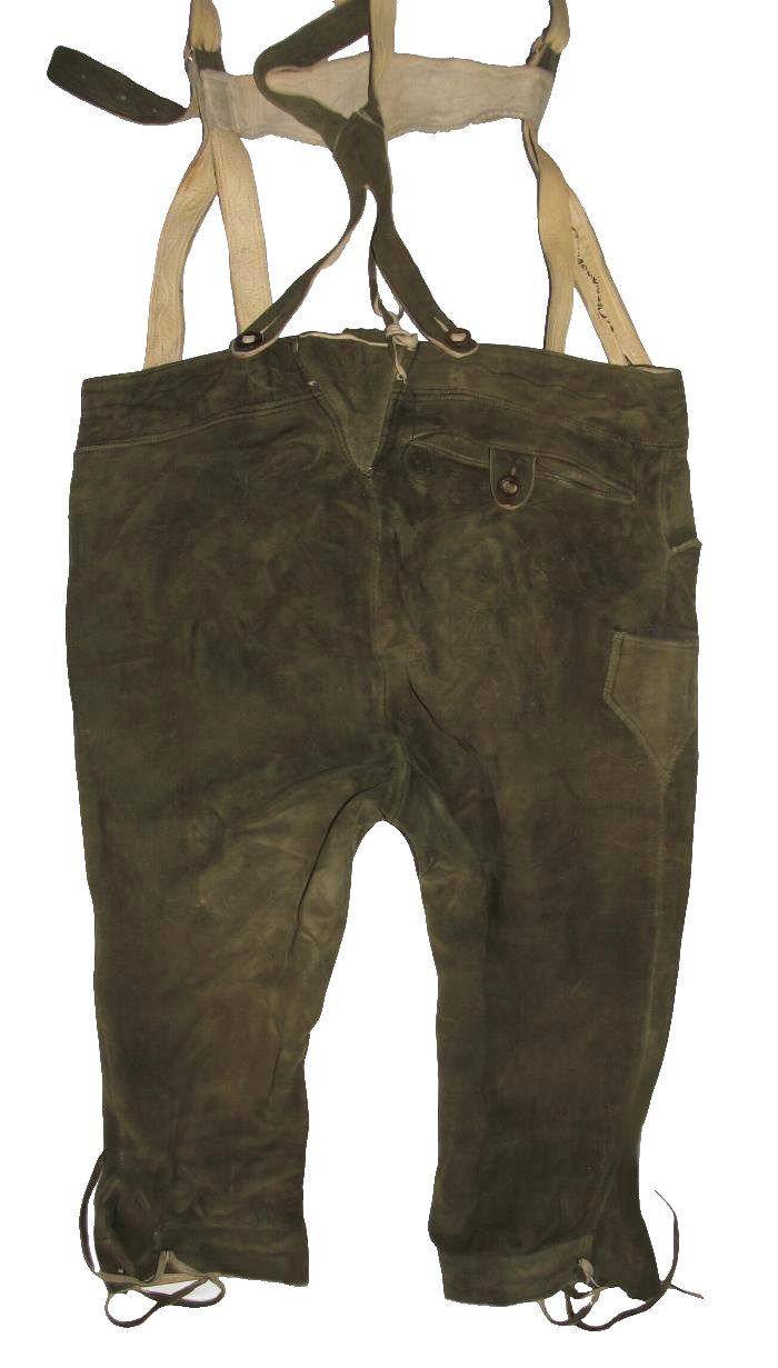 Traditional Costume Kniebund- Leather Pants From Deerskin / Men’s Approx. Size