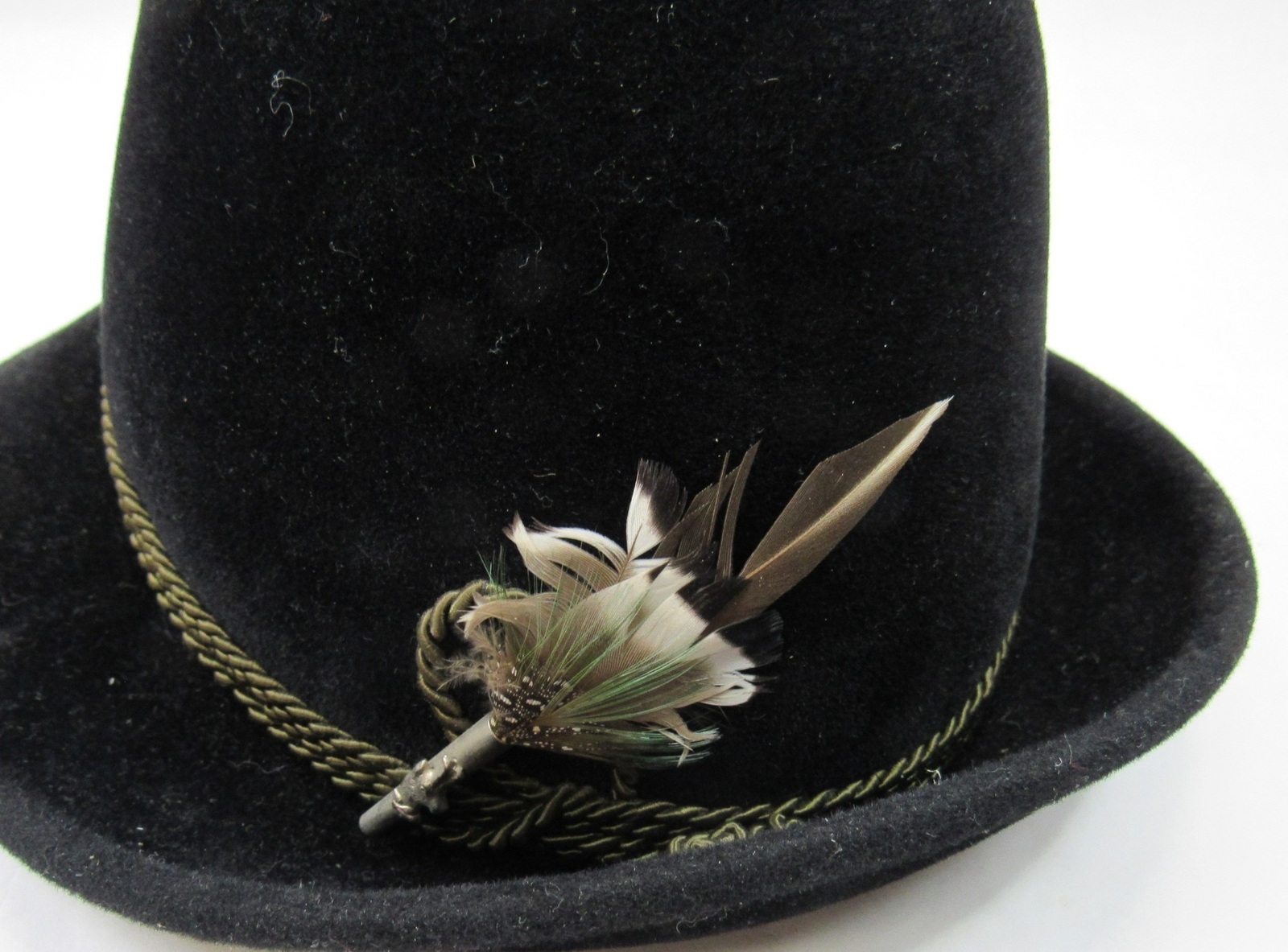 Vintage German Bavarian Lederhosen Leather Suede + Anton Pichler Hat Graz Fedora