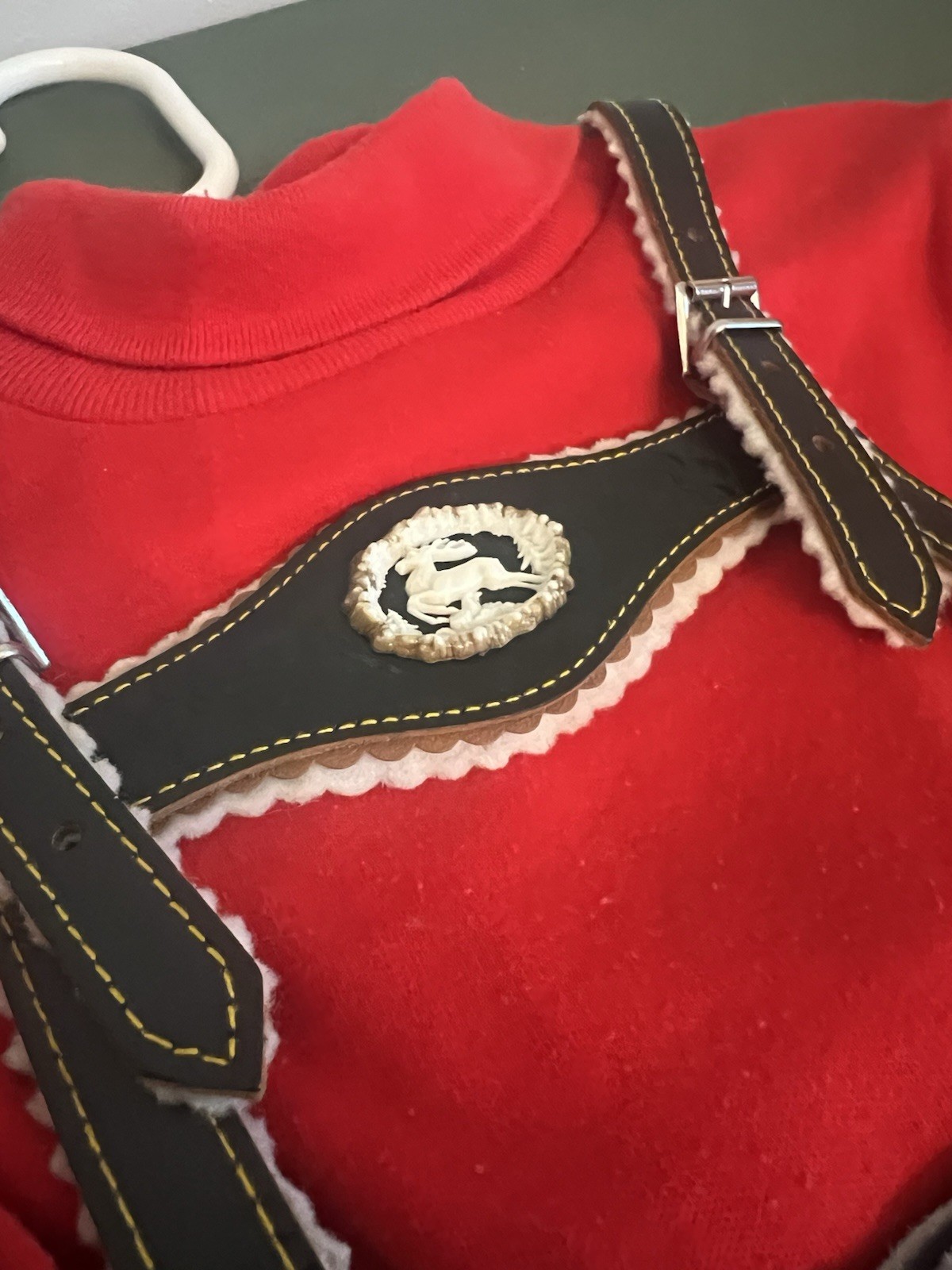 Lederhosen German Child Shorts Authentic VTG Suede Leather German 6 Golimbeck