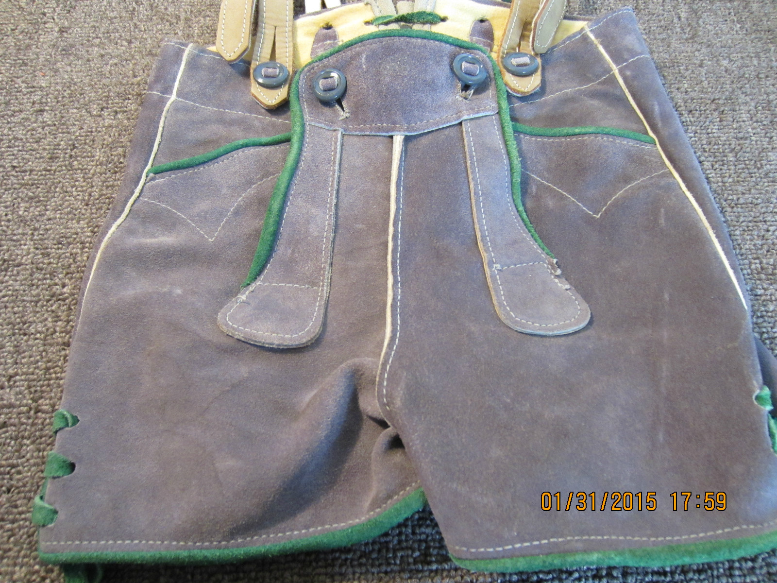 PR OF, CHILD’S “LEDERHOSEN” ( LEATHER PANTS )